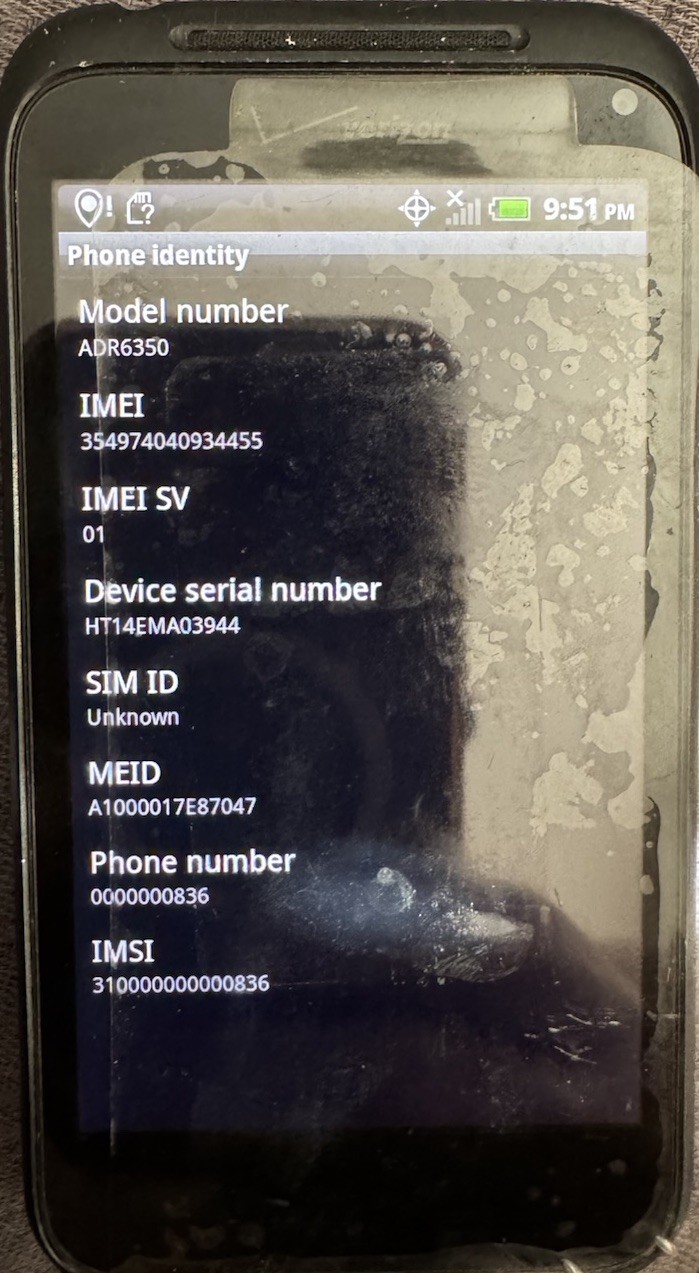 HTC Droid Incredible 2 ADR6350 16GB Black (Verizon) Fast Ship Very Good Used
