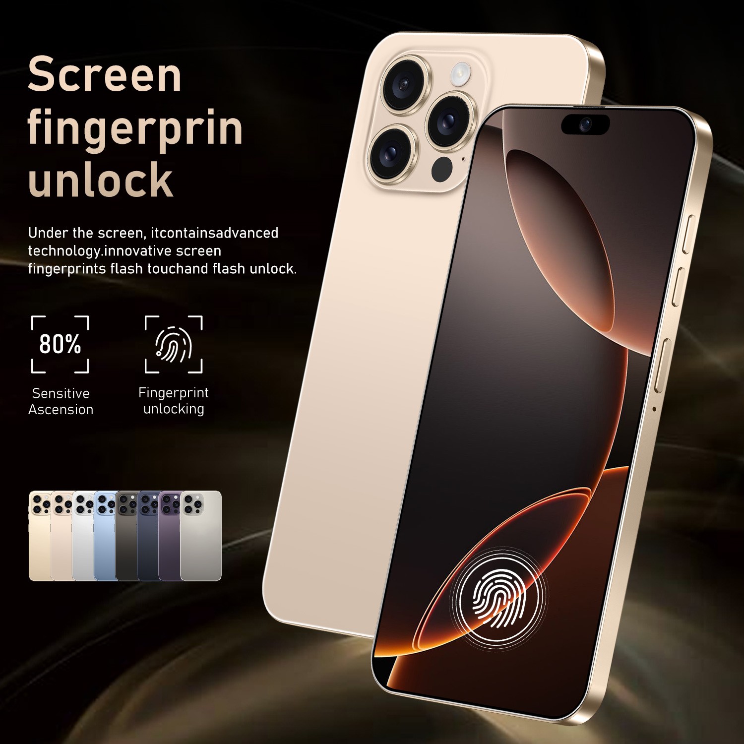 Unlocked Cell Phone G15 Pro Max 128GB+4GB Dual Sim Android Smartphone 5000mAh