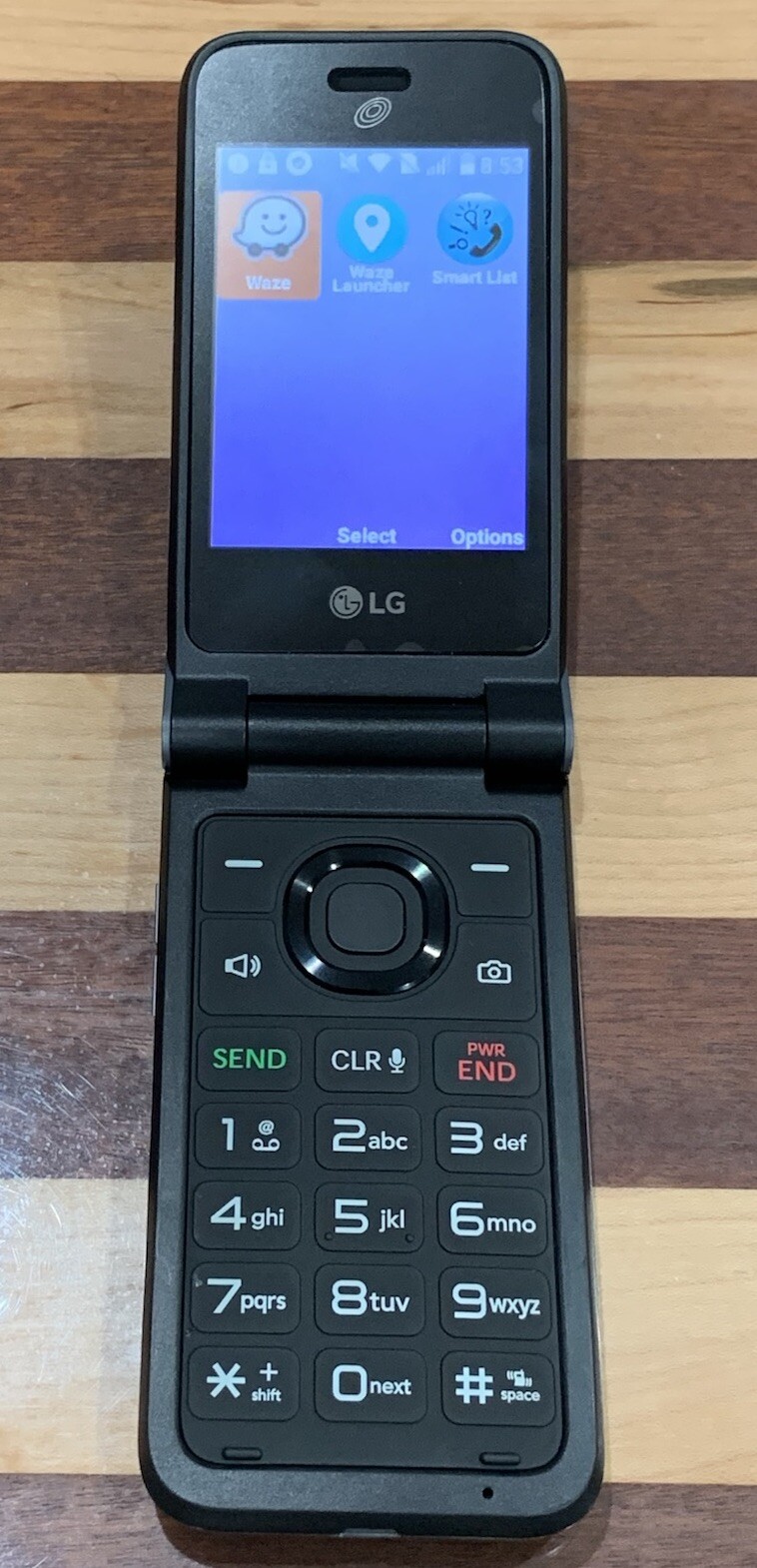 LG Classic Flip Phone Unlocked For Carrier Kosher Filtered- Comes With Waze
