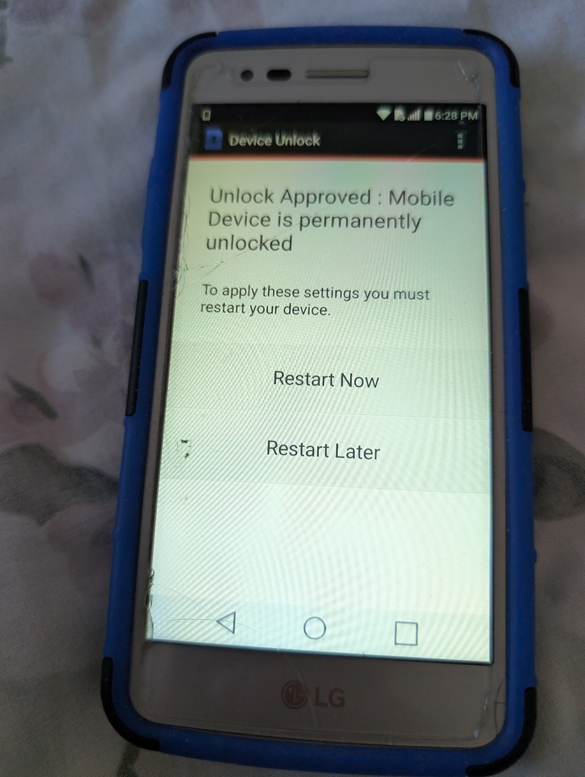Lg Aristo lgms210 phone cell phone unlocked GSM phone