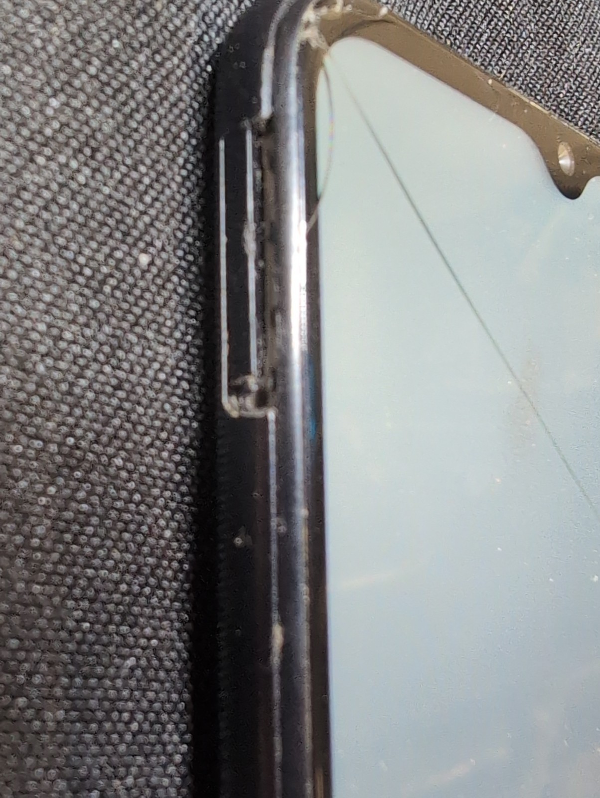 samsung Galaxy A02S Black smart Phone. For parts Only But Powers On