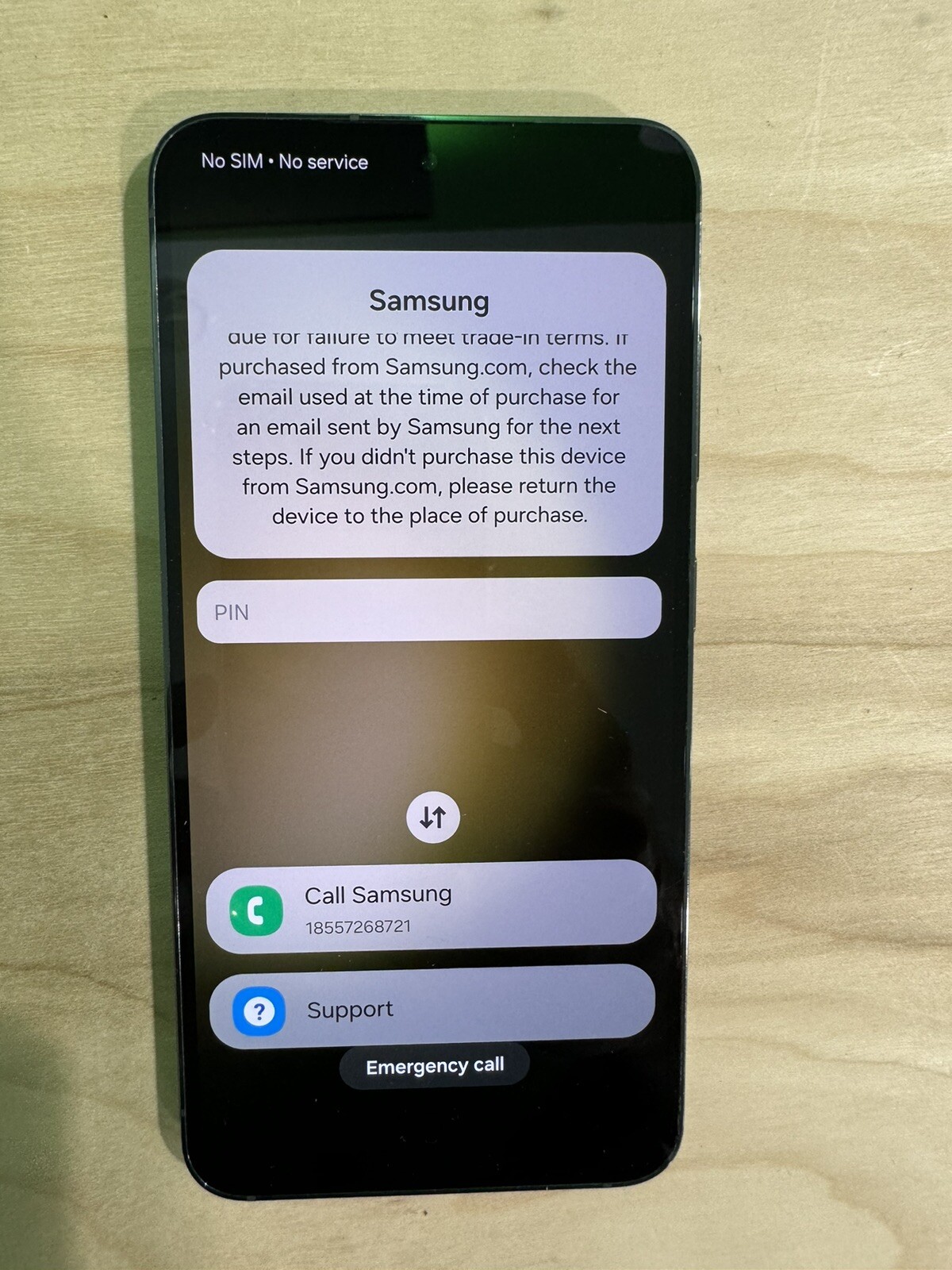 Samsung Galaxy S23 SM-S911U – 128GB – Green (Unlocked) For Parts
