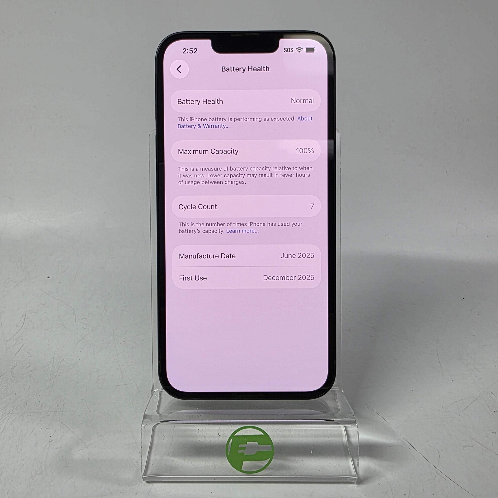 Unlocked Apple iPhone 16e 128GB 26.4.1 Black MD0D4LL/A