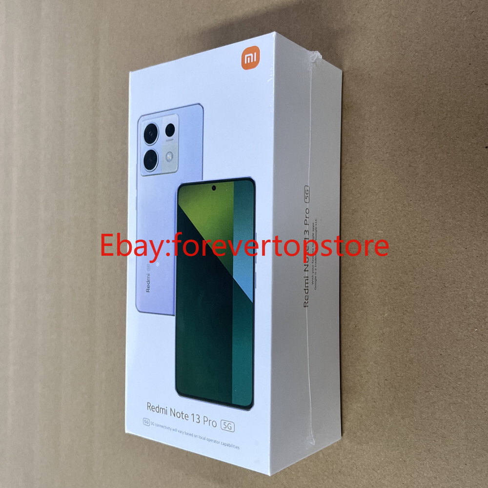Unlocked Xiaomi Redmi Note 13 Pro 5G 6.67″ 200MP 128/256/512GB Android 5100mAh