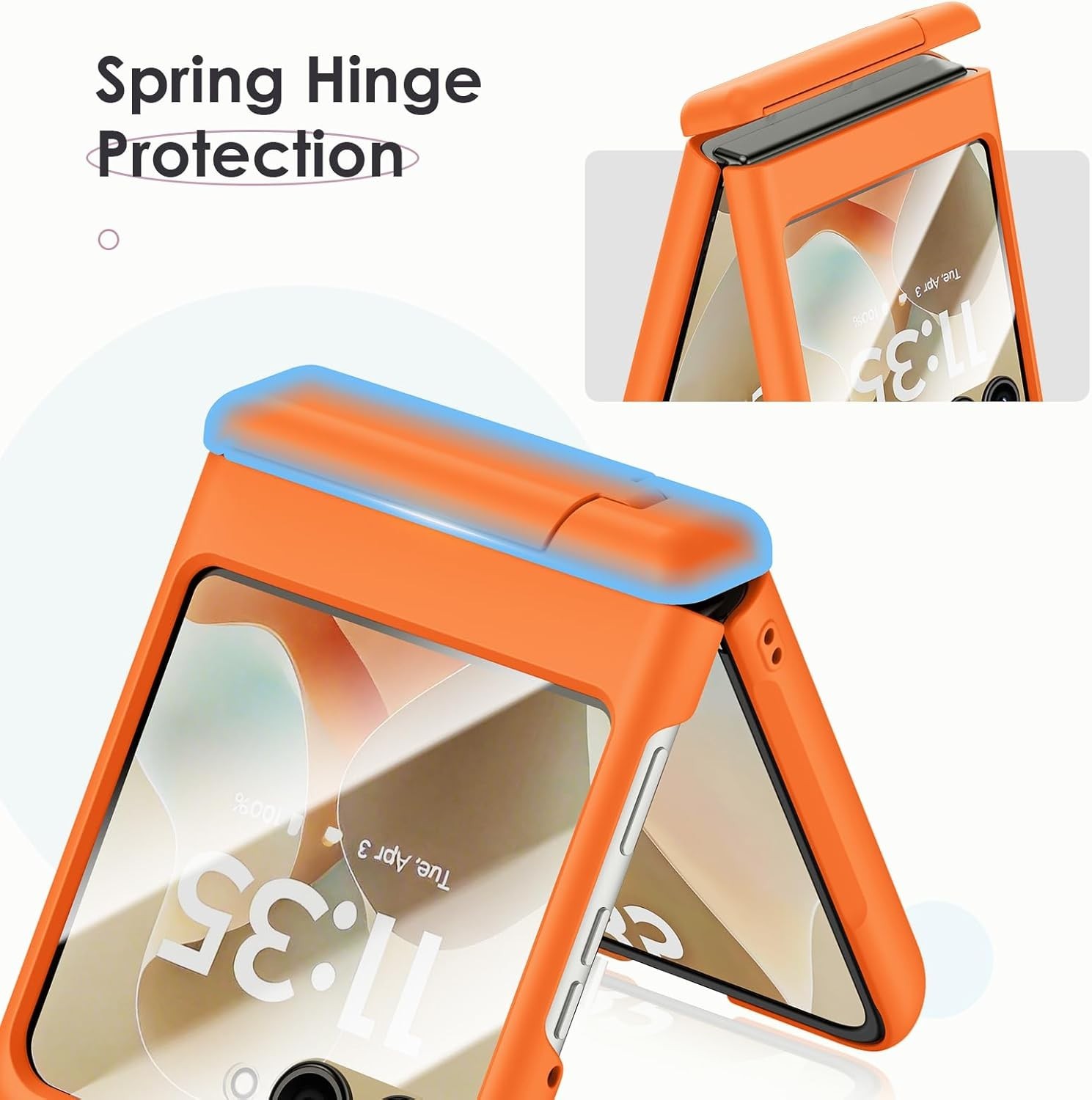 Motorola Razr 2026/2025/2024 Magnetic Case with Kickstand and Hinge Protection