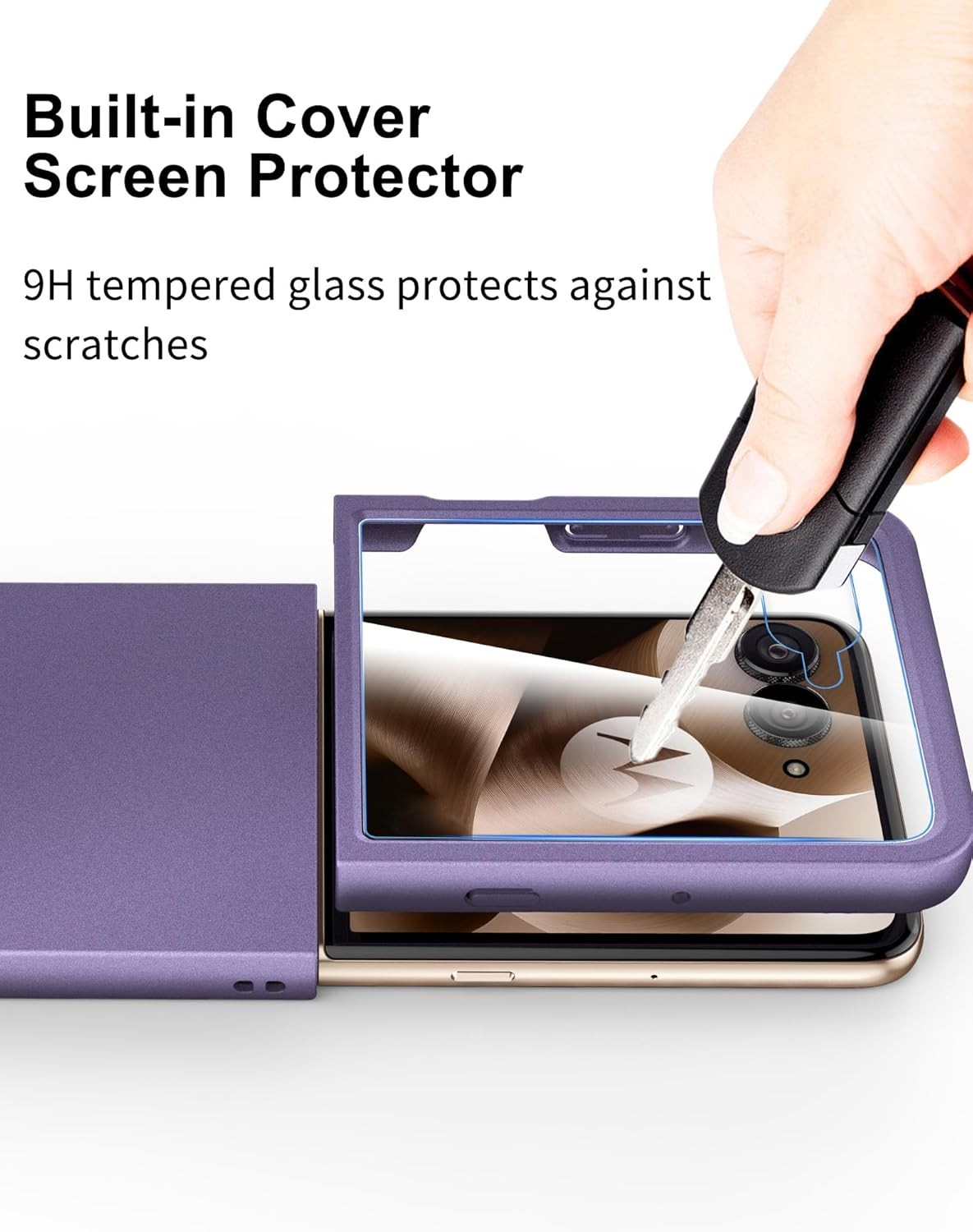 Case for Motorola Razr Ultra 2025/2026 – Thin Hard Matte Polycarbonate Cover