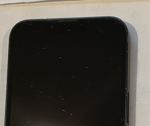 GSM UNLOCKED MIDNIGHT iPhone 13, 256GB A2482 MLAH3LL/A CRACKED BACK FOR REPAIR