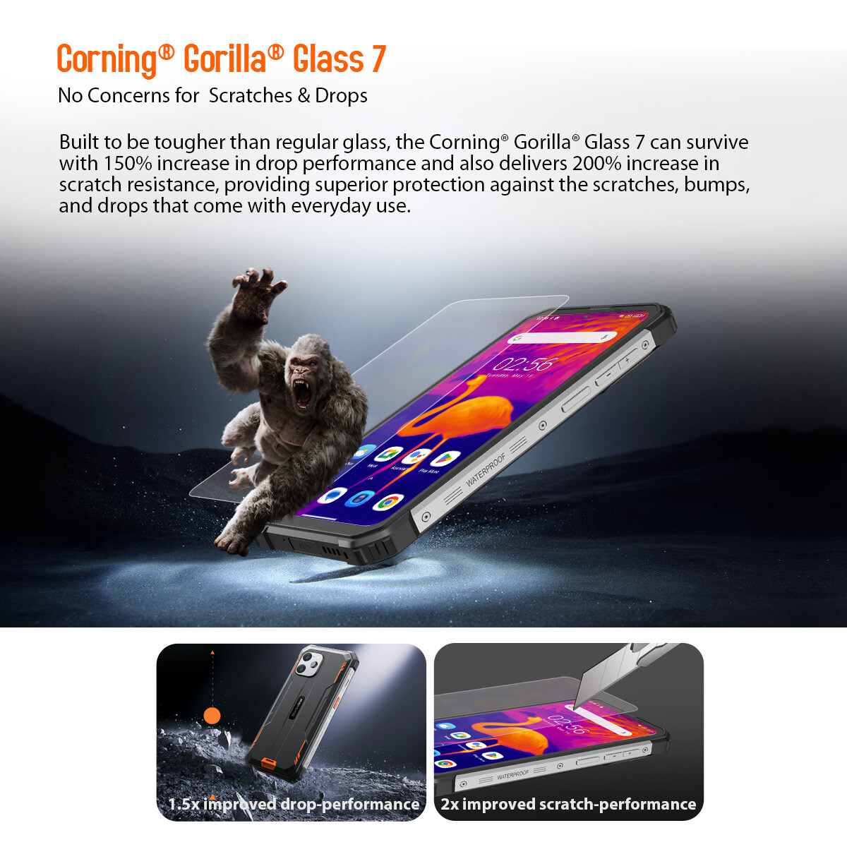 Blackview BV8900 Thermal Imaging Rugged Smartphone Android 13 16GB+256GB 33W NFC
