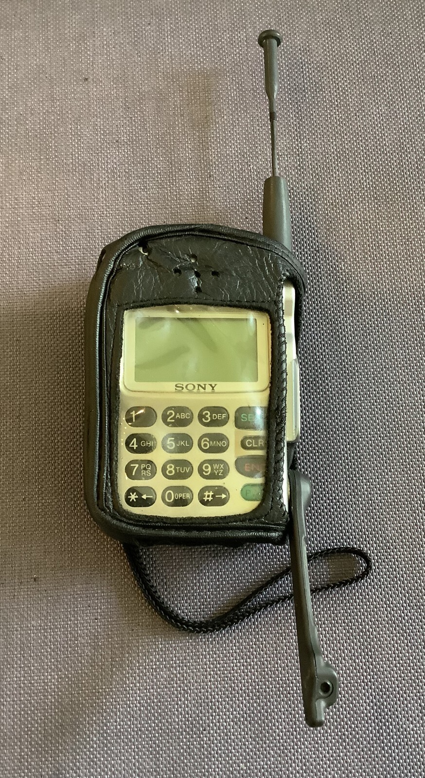 COLLECTIBLE Sony CM-Z200 D-Wave Zuma 1997 Cell Phone CDMA 800 BUNDLE – WORKING