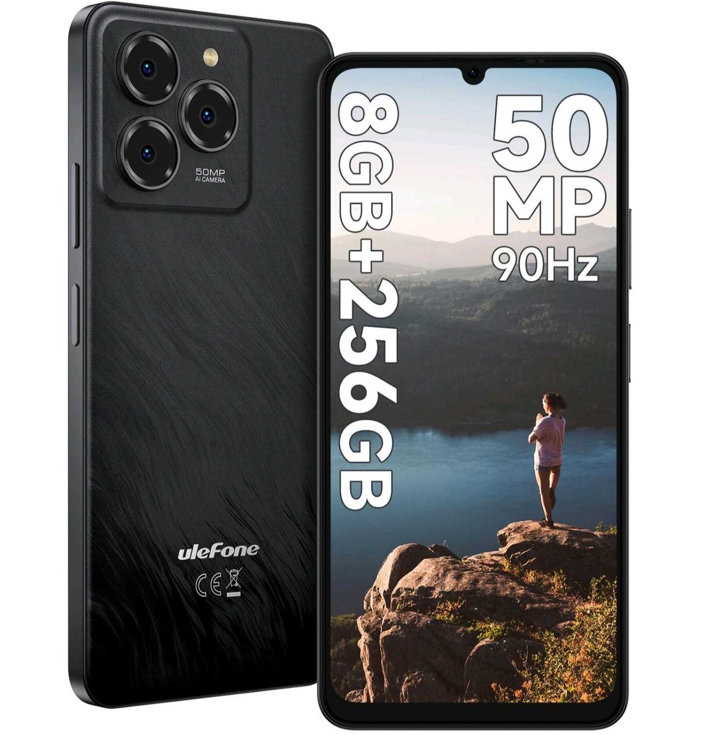 Ulefone Note 20 Pro Unlocked Cell Phone 8GB+ 128GB/256GB, 1TB Extension, 8-Core,
