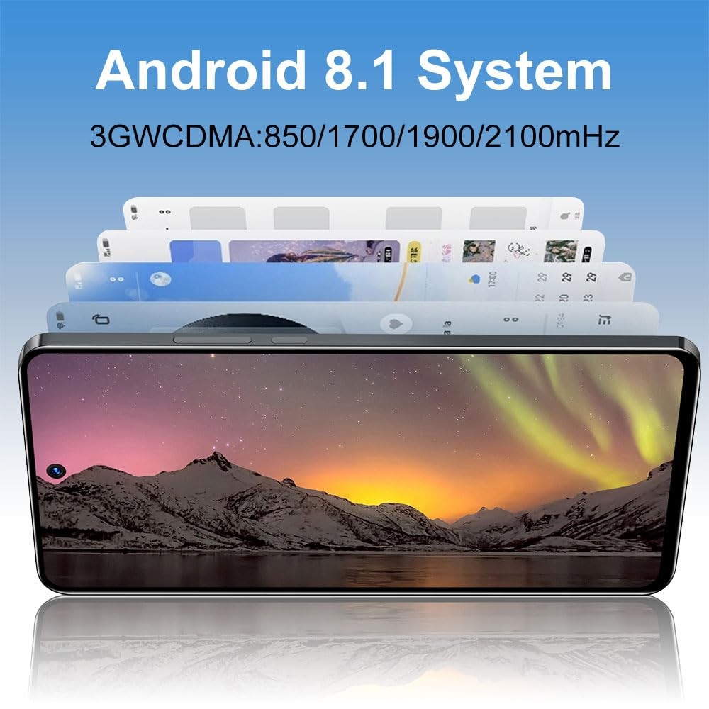 Unlocked Android 2G+64G, 6.56inch HD Display, 3G Network Cellphone, Dual SIM …