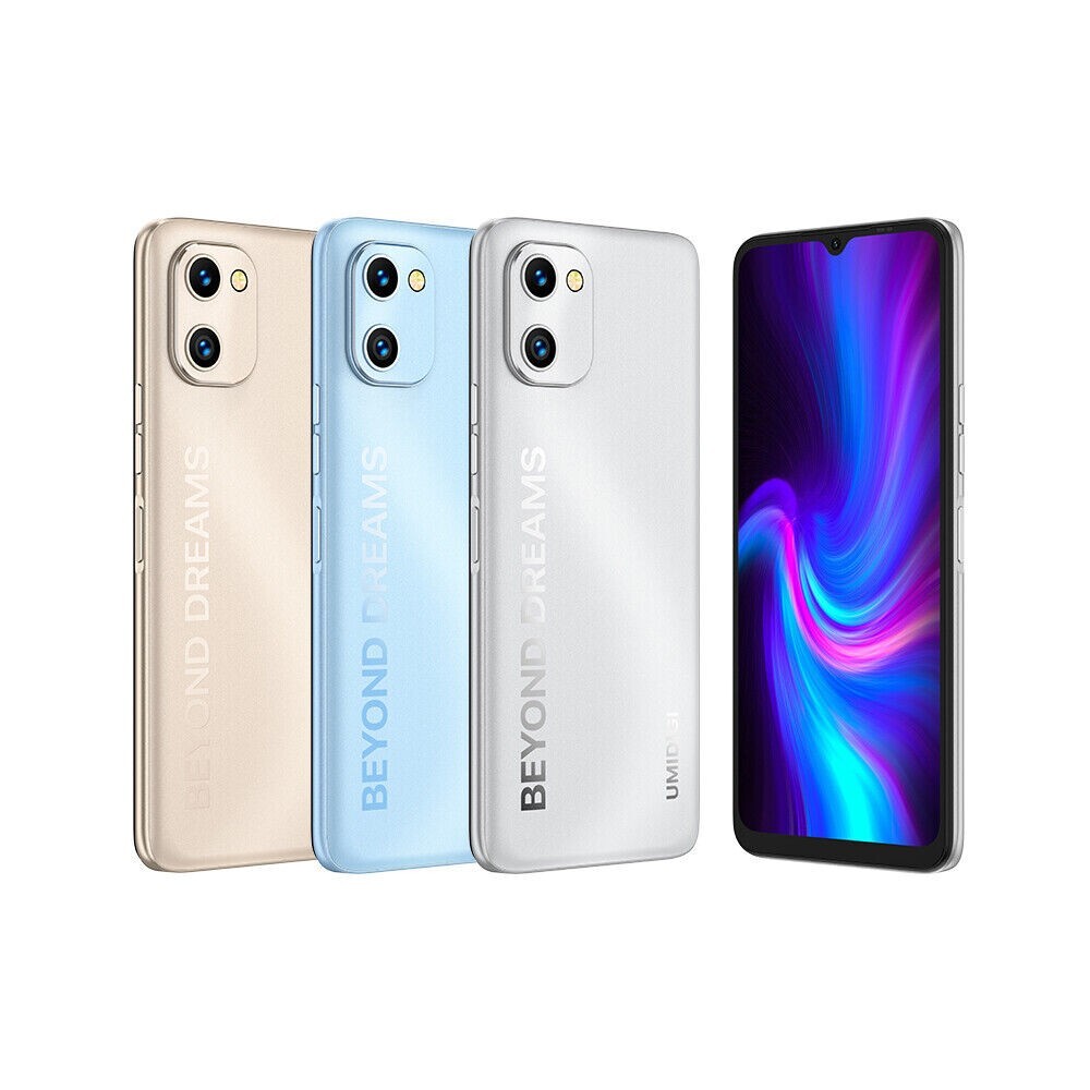 UMIDIGI F3 SE 4GB + 128GB Unisoc T610 Unlocked Android 11 6.7” Dual SIM 5150mAh