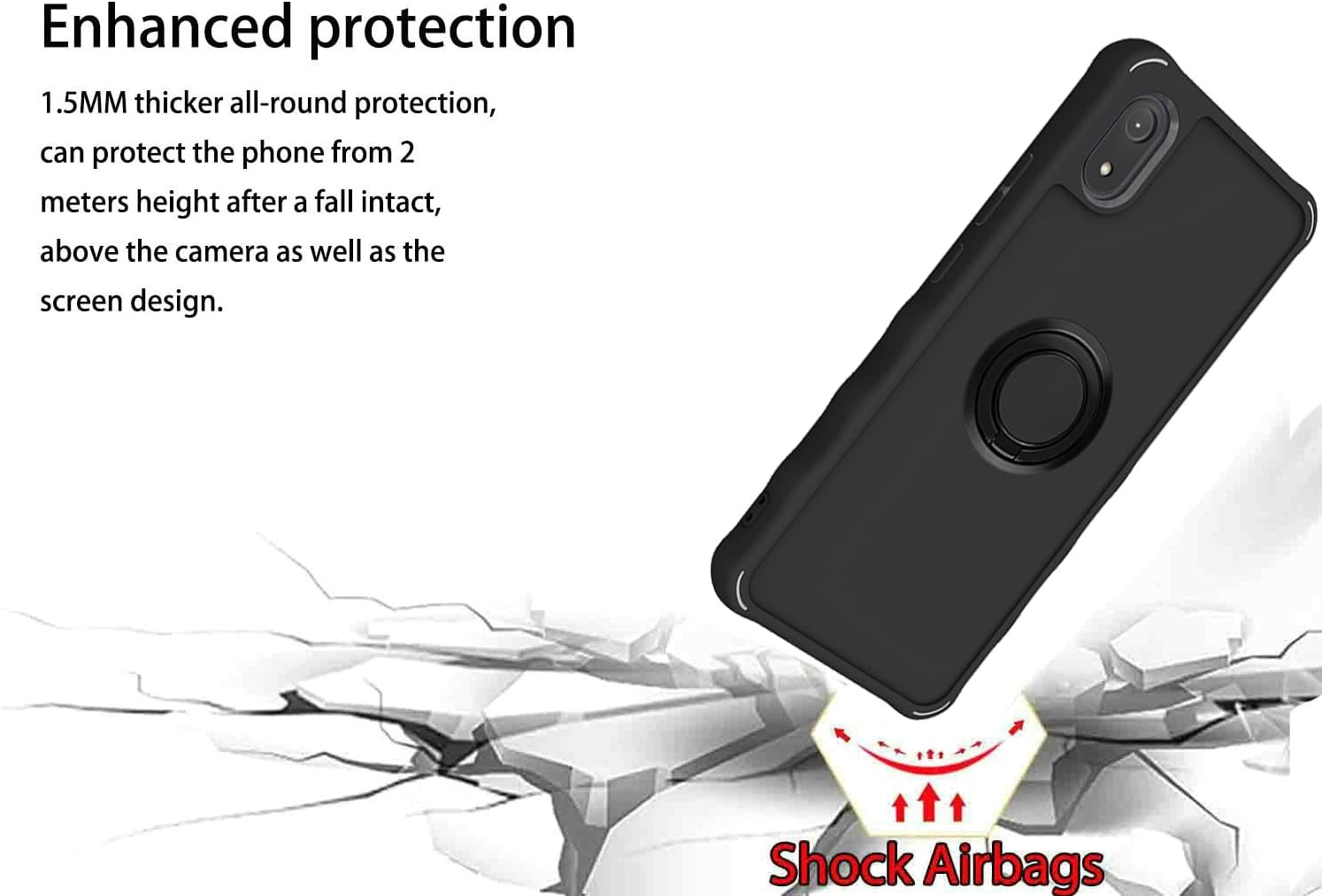 Cloud Stratus C8 Case Compatible for Cloud Mobile Stratus C8 Phone Case Cover Bl