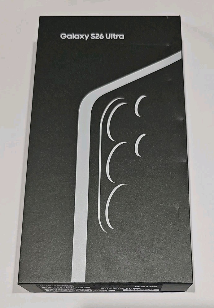 Samsung Galaxy S26 Ultra Black 512GB (AT&T) For Parts or WiFi (New/Sealed) READ