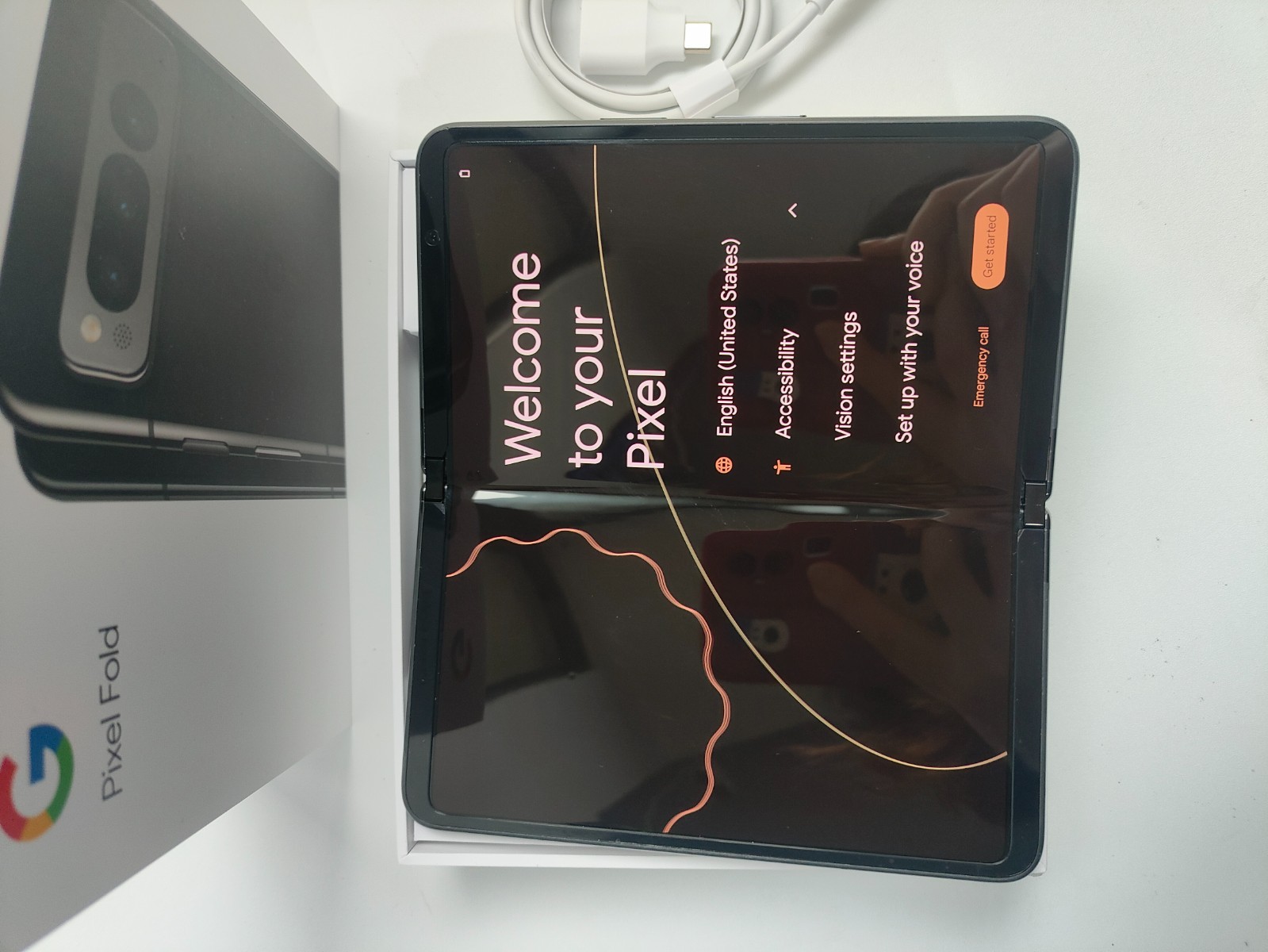 NEW Google Pixel Fold (2023) Unlocked 5G 48MP 256GB 512GB Foldable Android Phone