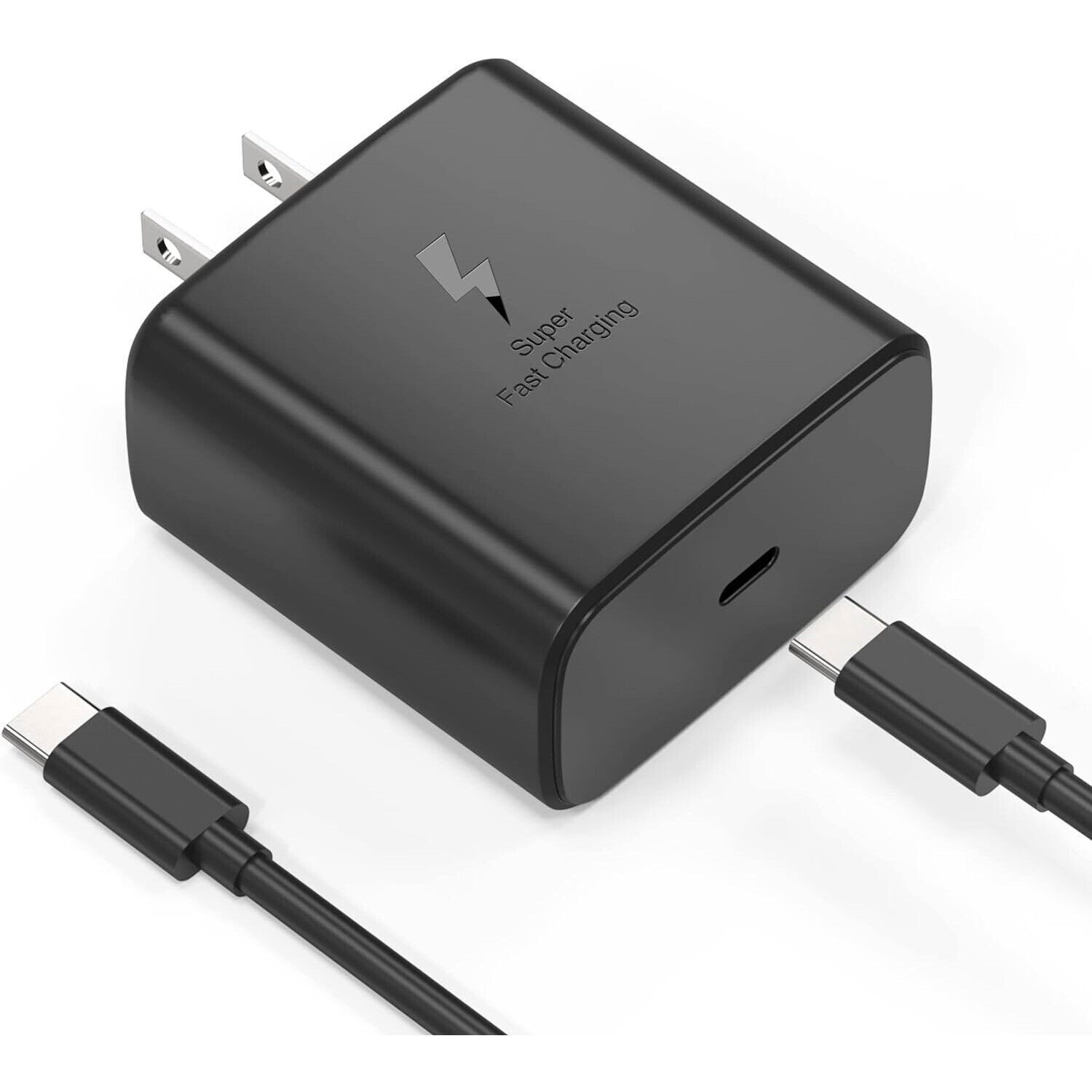 45W PD Super Fast Wall Charger+Type-C Cable For Samsung Galaxy S23 S22 S21 S20