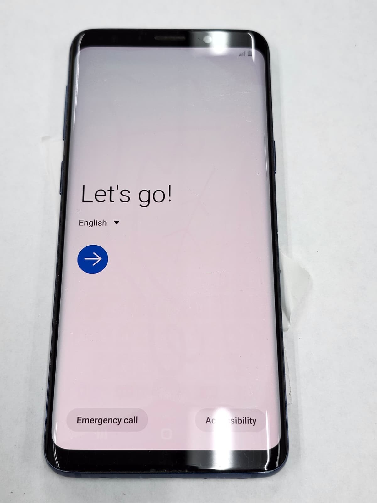 DEFECTIVE – Samsung Galaxy S9 – Blue – 64 GB – GSM Unlocked – SM-G960U – 12357