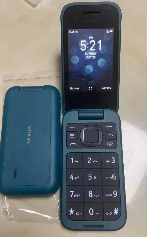 Unlocked Nokia 2780 Flip 4G LTE WIFI 512MB GSM Big Keyboad 2.7″ SmartPhone