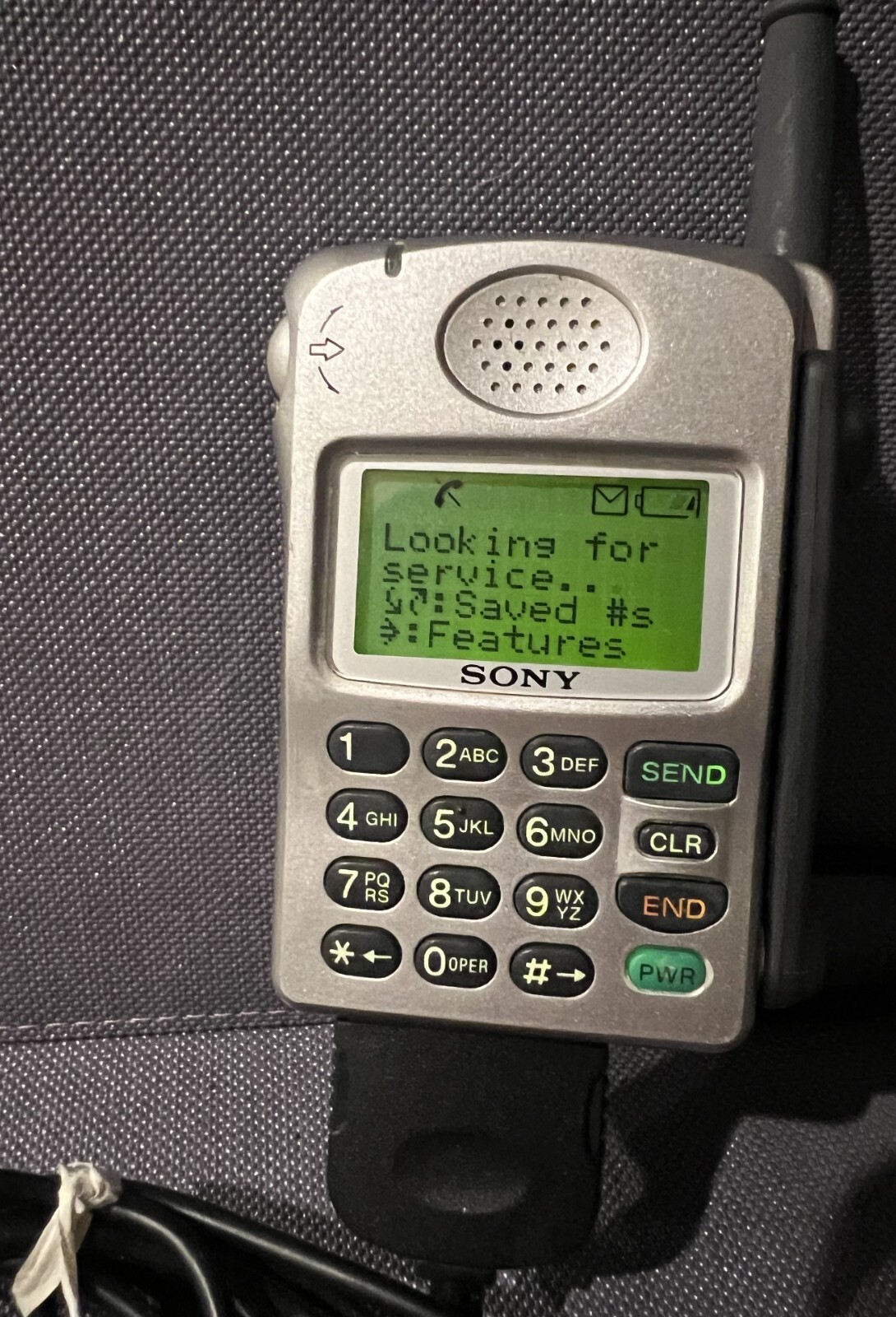 COLLECTIBLE Sony CM-Z200 D-Wave Zuma 1997 Cell Phone CDMA 800 BUNDLE – WORKING