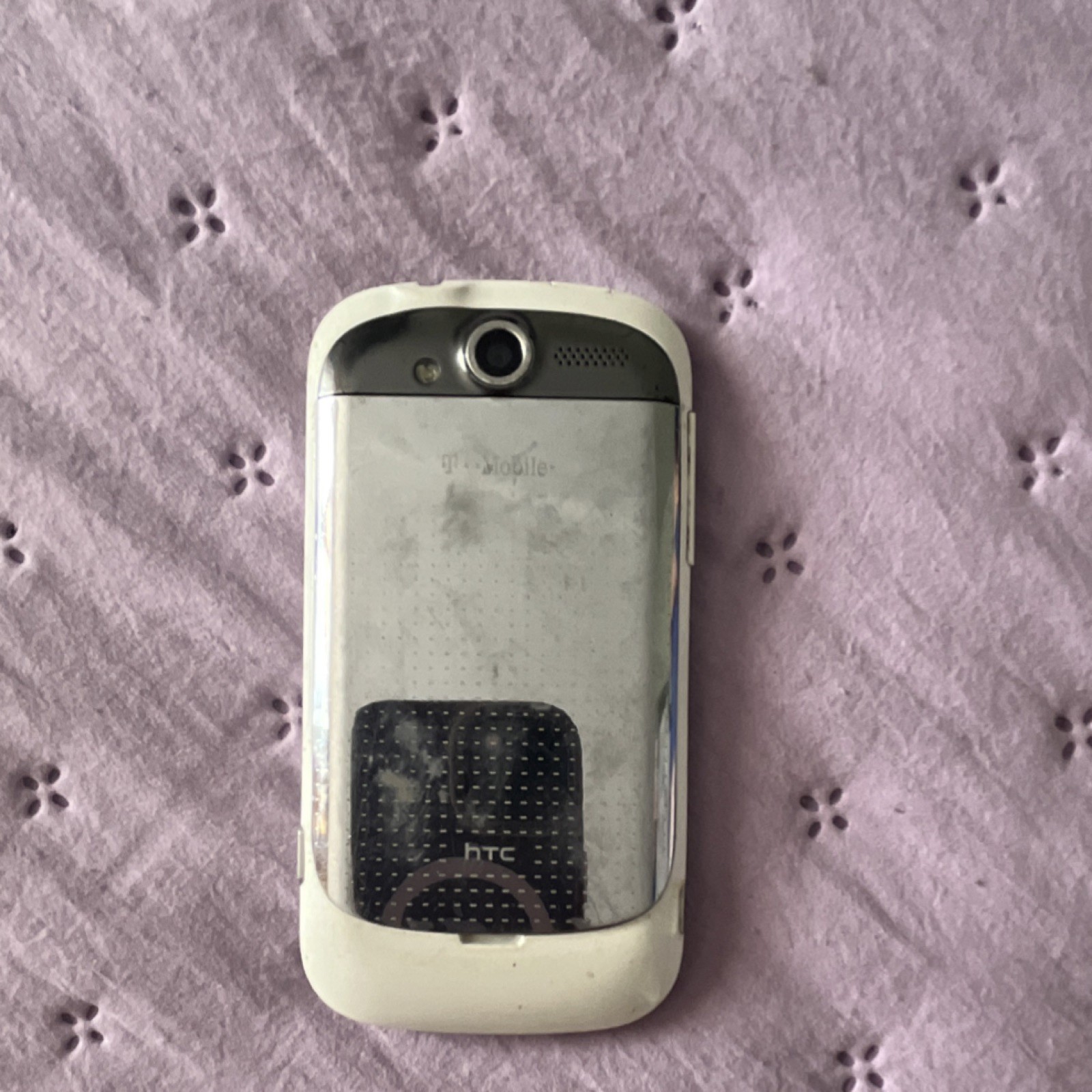 HTC T-Mobile White Silver Bar Smartphone 5.0MP Camera Bluetooth MicroSD