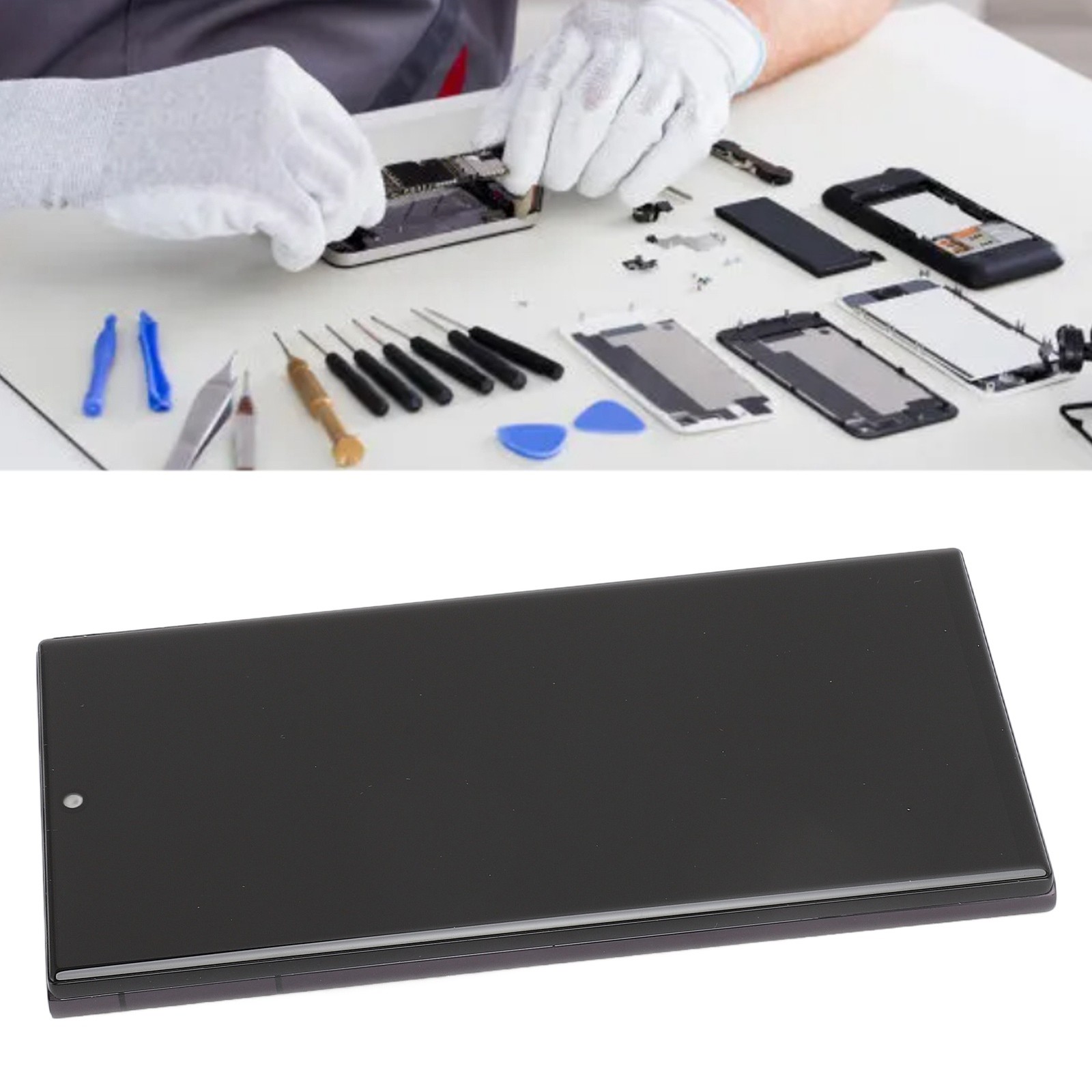 LCD Touch Screen Assembly For S22 Ultra 5G SM S908 S908U S908A S908W ECGV
