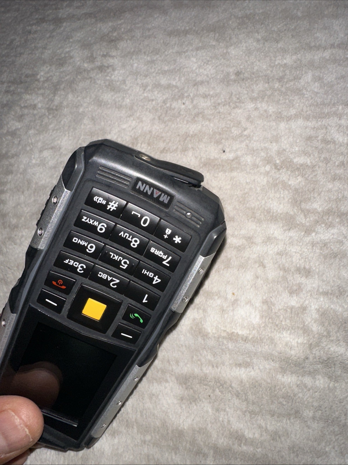 MANN ZUG S Yellow GSM Cell Phone GSM 850/900/1800/1900MHz