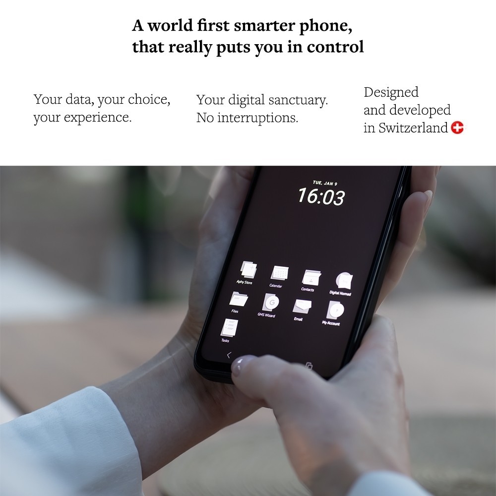 Punkt MC02 Smartphone – 5G & 4G LTE 6GB RAM 128GB Storage 4K Video 64MP Camera