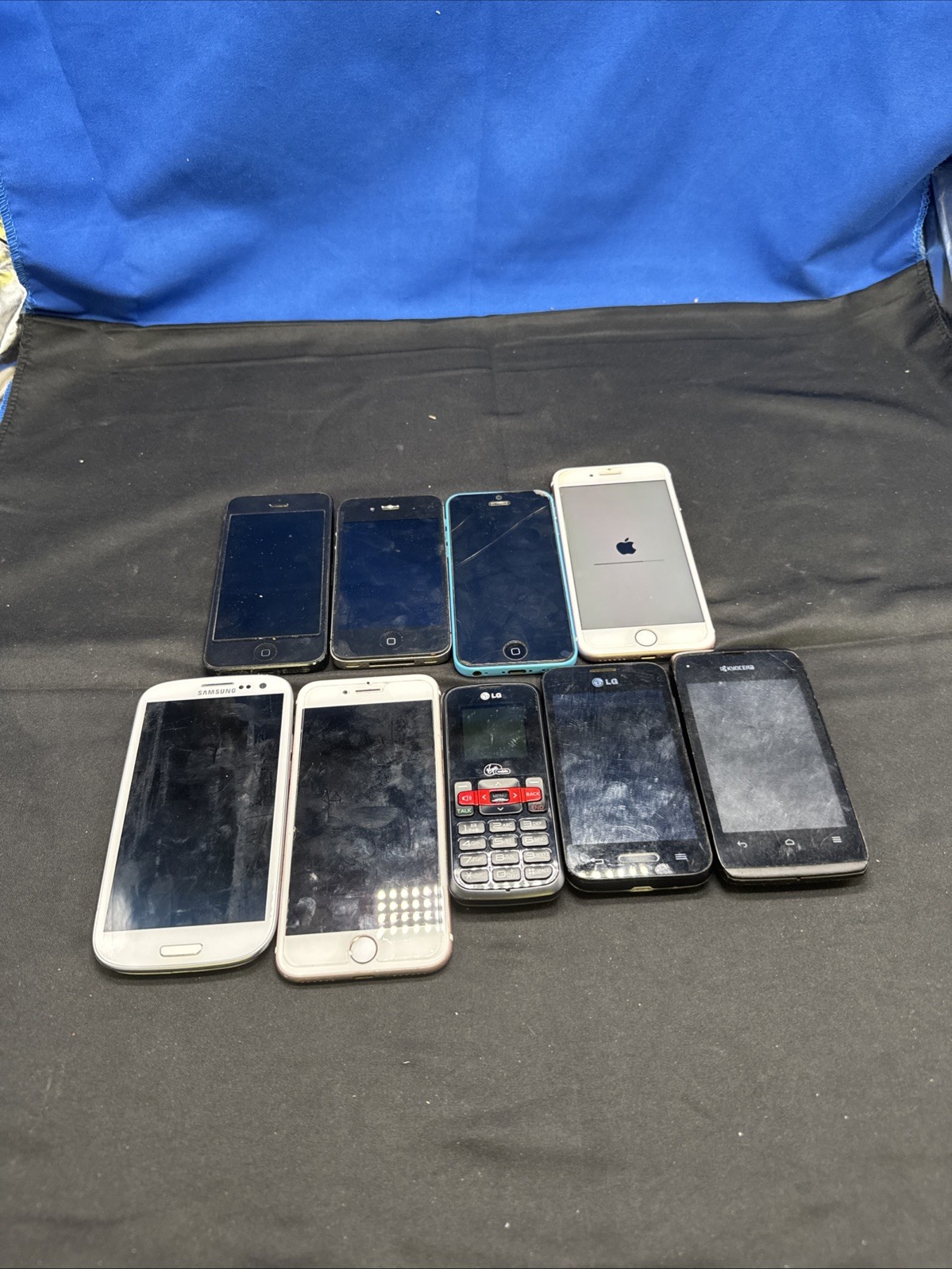 Assorted Phones (Apple, Samsung, LG & More) | ASSORTED GSM CARRIERS | Lot of 9