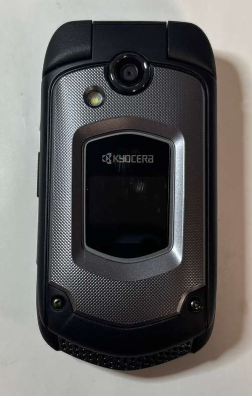 Kyocera DuraXTP E4281 Black Sprint Locked PTT 3G Rugged Camera Flip Cellphone