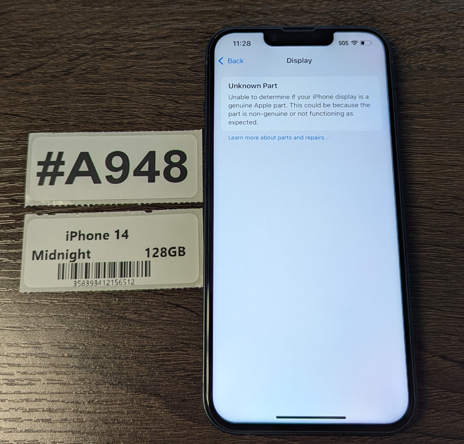 Apple iPhone 14 128 GB MIDNIGHT – UNLOCKED – Read Seller Notes