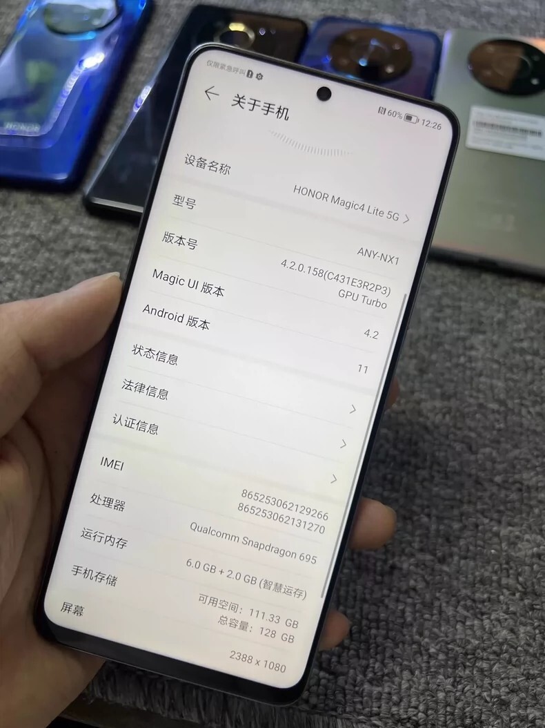 Honor Magic4 Lite 5G 6.81″ 48MP Android 11 Magic UI 4.2 128GB Google Play z9