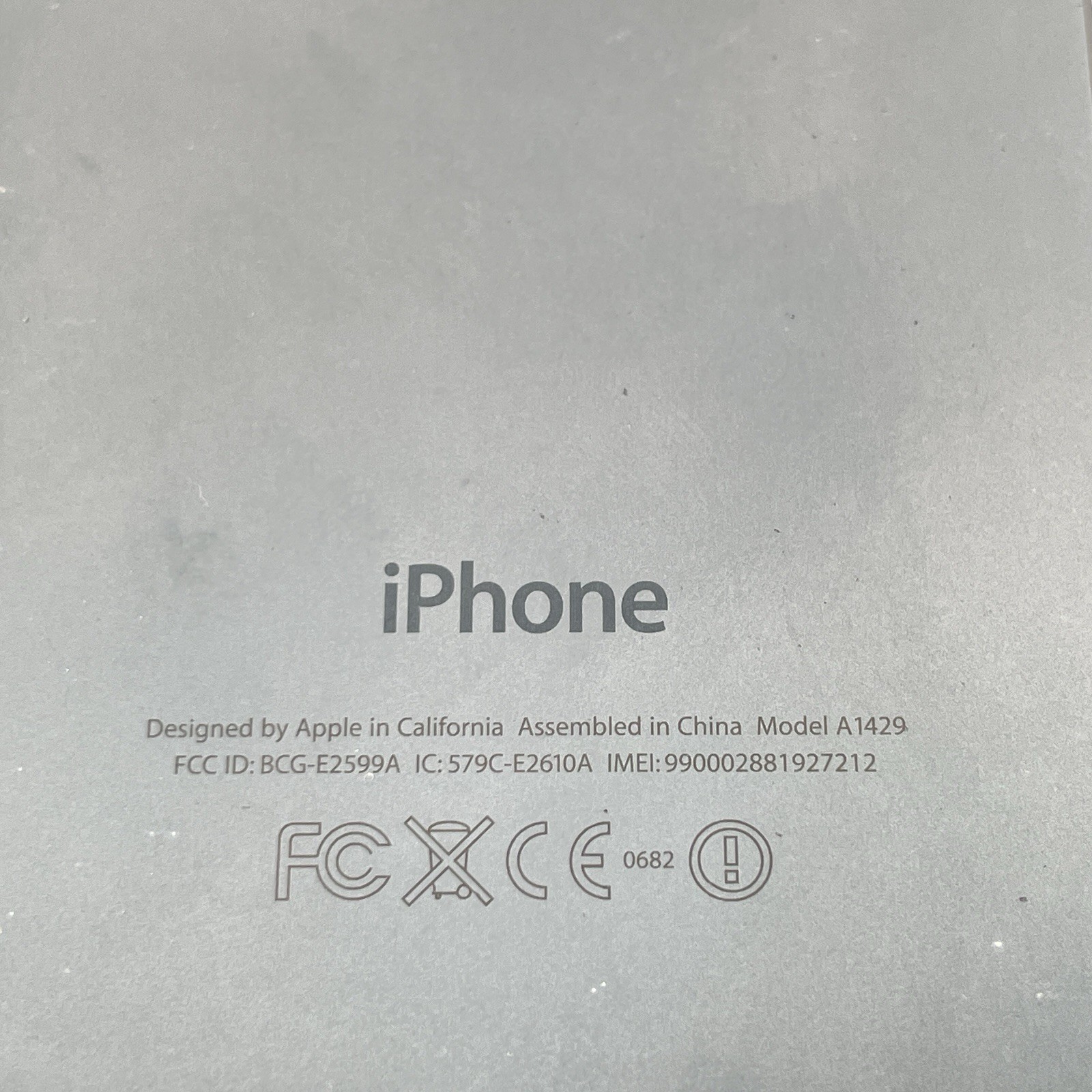 Apple iPhone 5 A1429 – 16GB Black w/Box Verizon (Factory Reset) PARTS ONLY