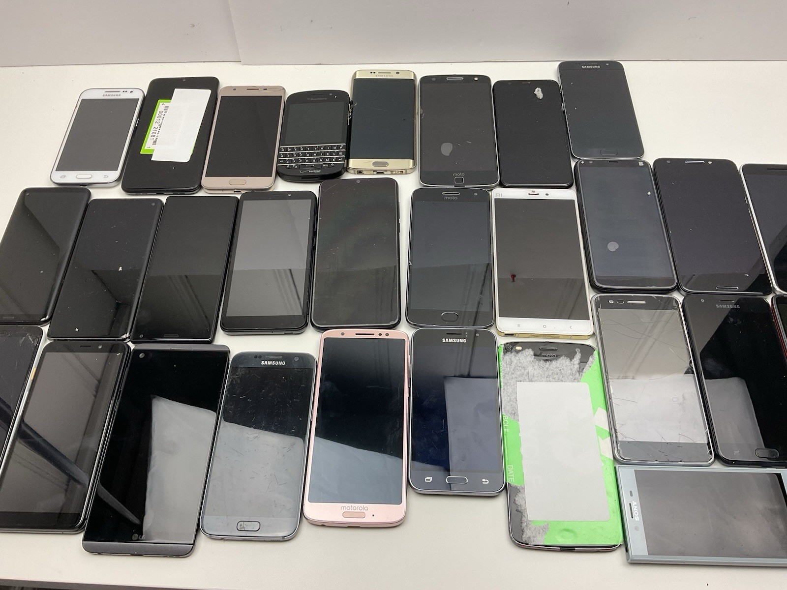 Lot of x30 Android Smartphones for Parts or Repair AS IS Untested