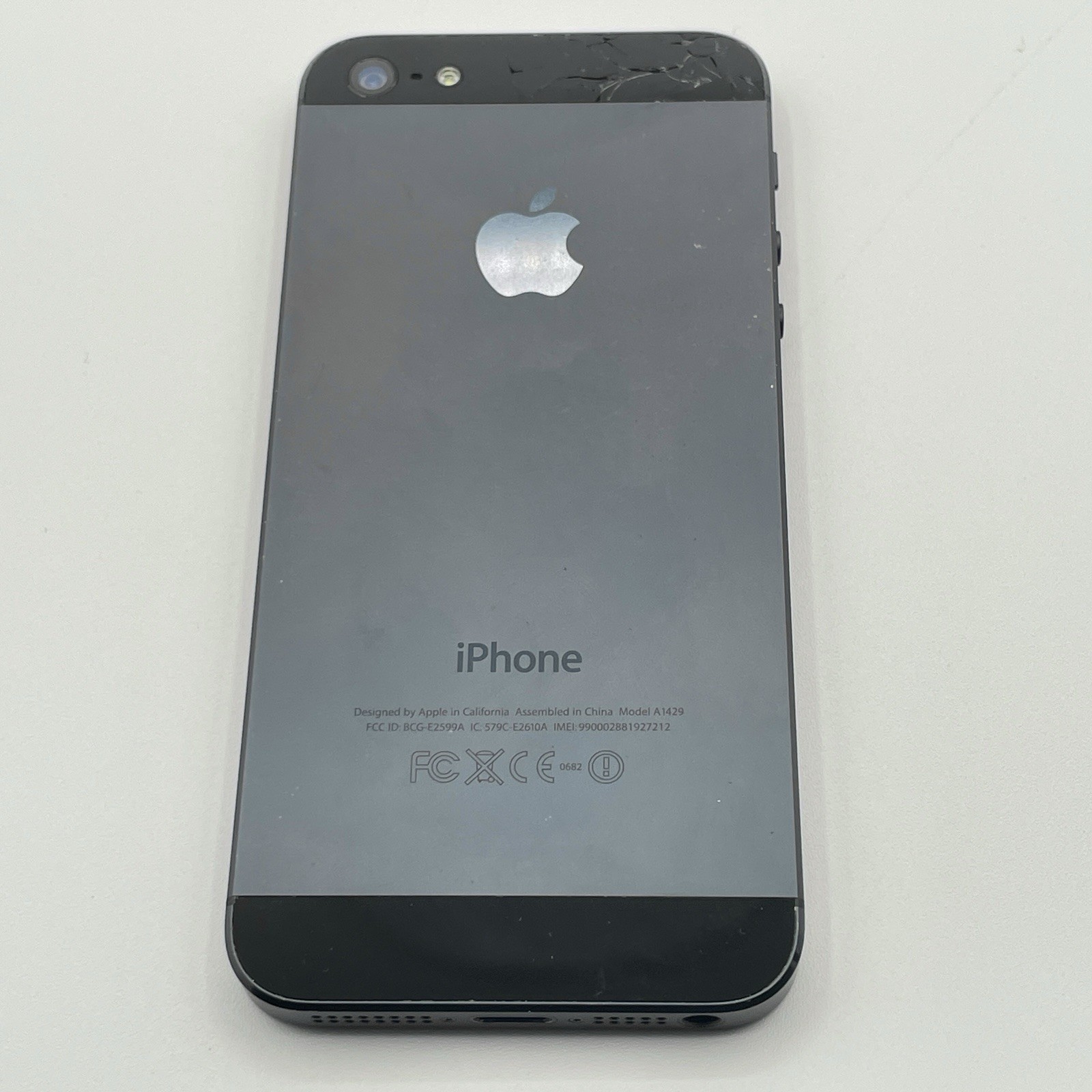 Apple iPhone 5 A1429 – 16GB Black w/Box Verizon (Factory Reset) PARTS ONLY