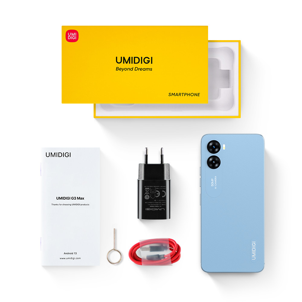 UMIDIGI G3 MAX 6.6″ 8GB+128GB 50MP Octa Core Android Unlocked Smartphone