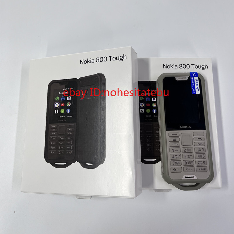 Nokia 800 Tough 4G LTE Unlocked GPS WIFI Original 2.0MP Camera Mobile Phone