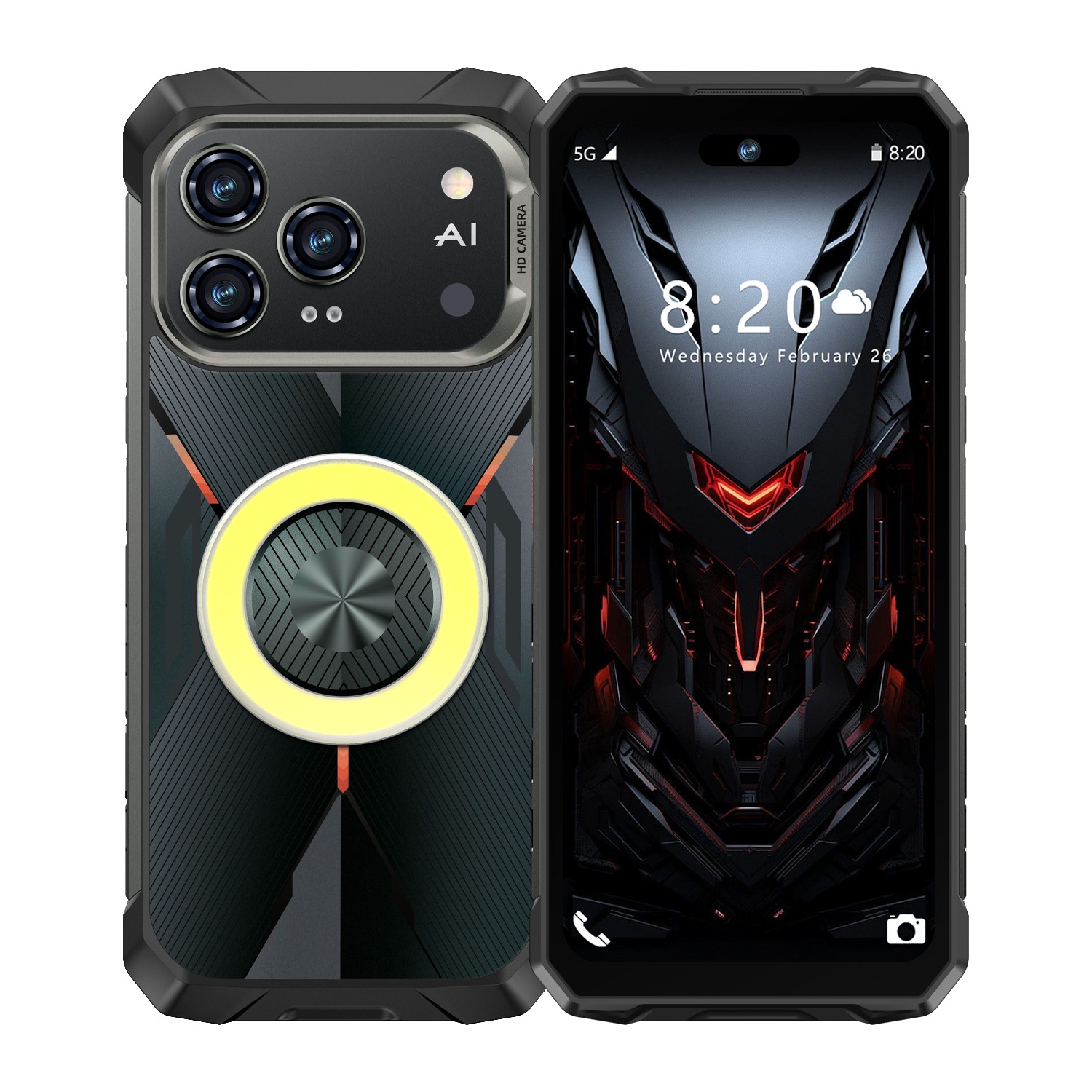 R17 Pro MAX 12GB+256G 5G Rugged Smartphone Unlocked Cell Phone 11000mAh Mobile