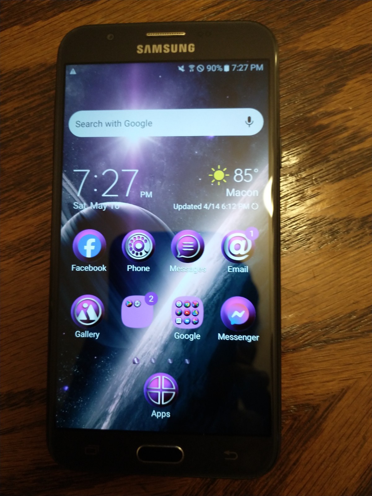 Samsung Galaxy J7 Sky Pro, 16GB, Gray (Tracfone), Android, View All Photos