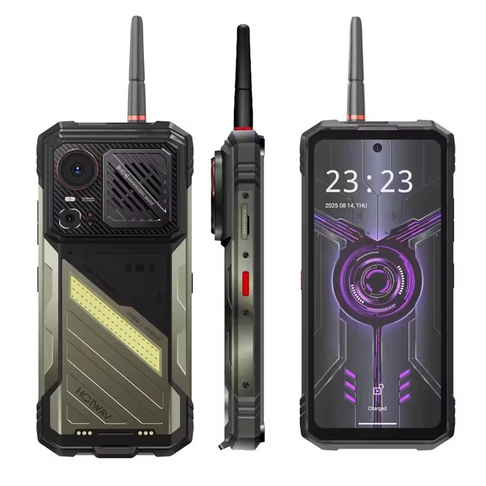 Rugged Smartphone HOTWAV Hyper 8 Ultra 5G 32GB+512GB 12000mAh NFC Walkie Talkie