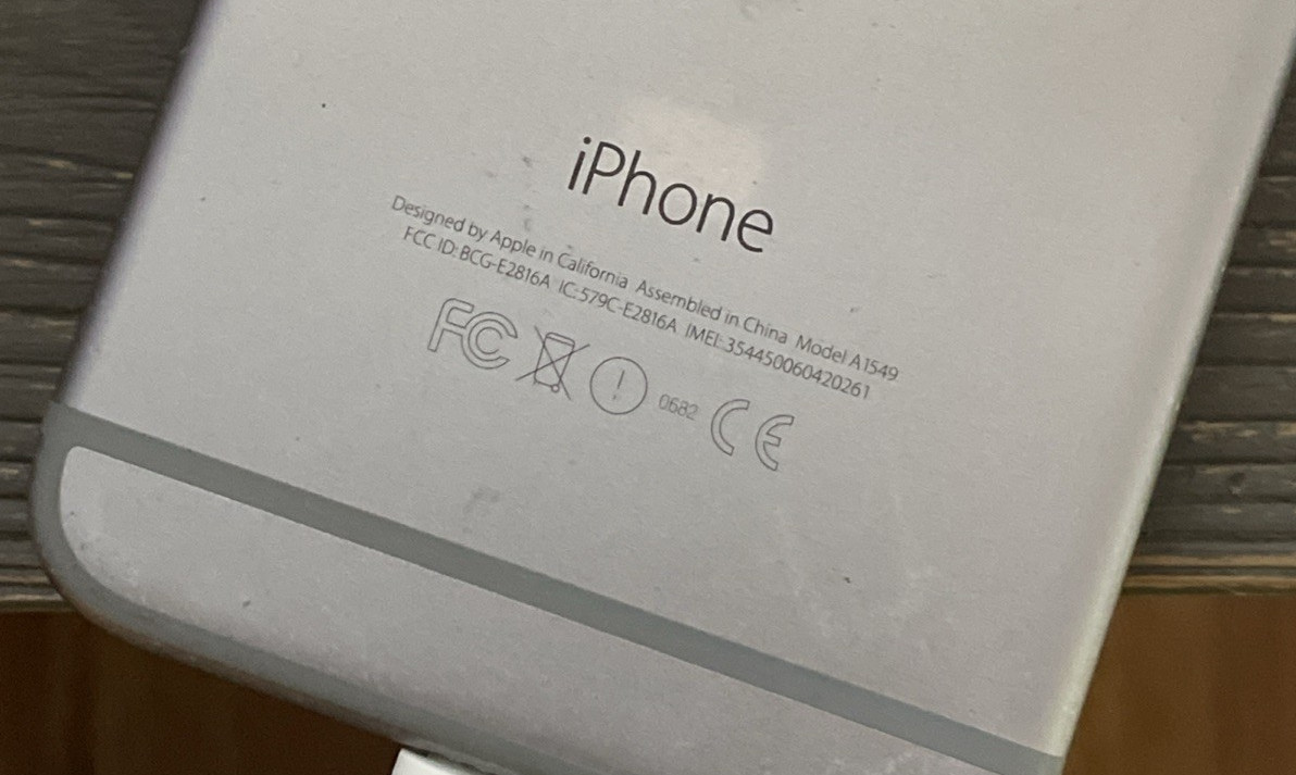 Apple iPhone 6 A1549 64GB (Verizon) Space Grey Touchscreen Smartphone 95% BH