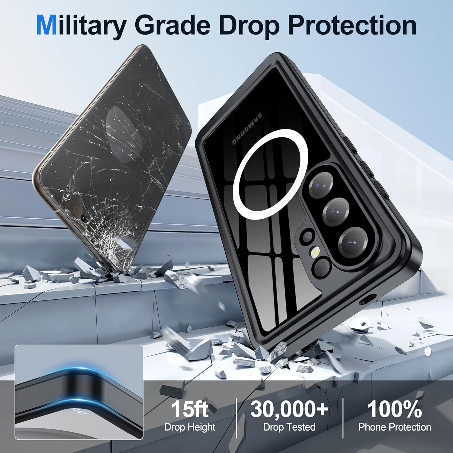 IP68 Waterproof Case for Samsung Galaxy S26 Ultra [2026] – Shockproof Full Body