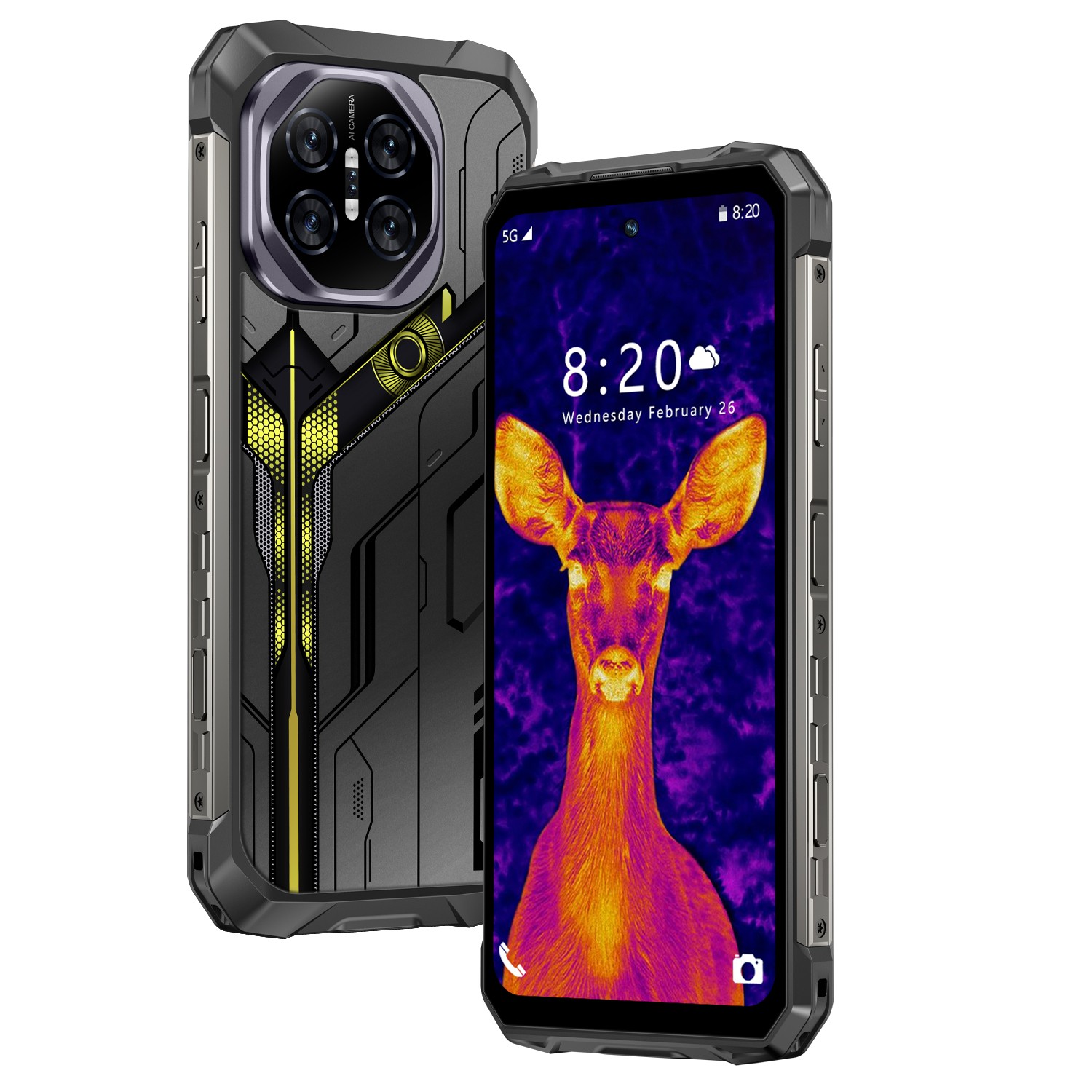 Rugged Smartphone R26 Ultra 12GB+256G Dual Sim 5G Unlocked Cell Phone 10000mAh