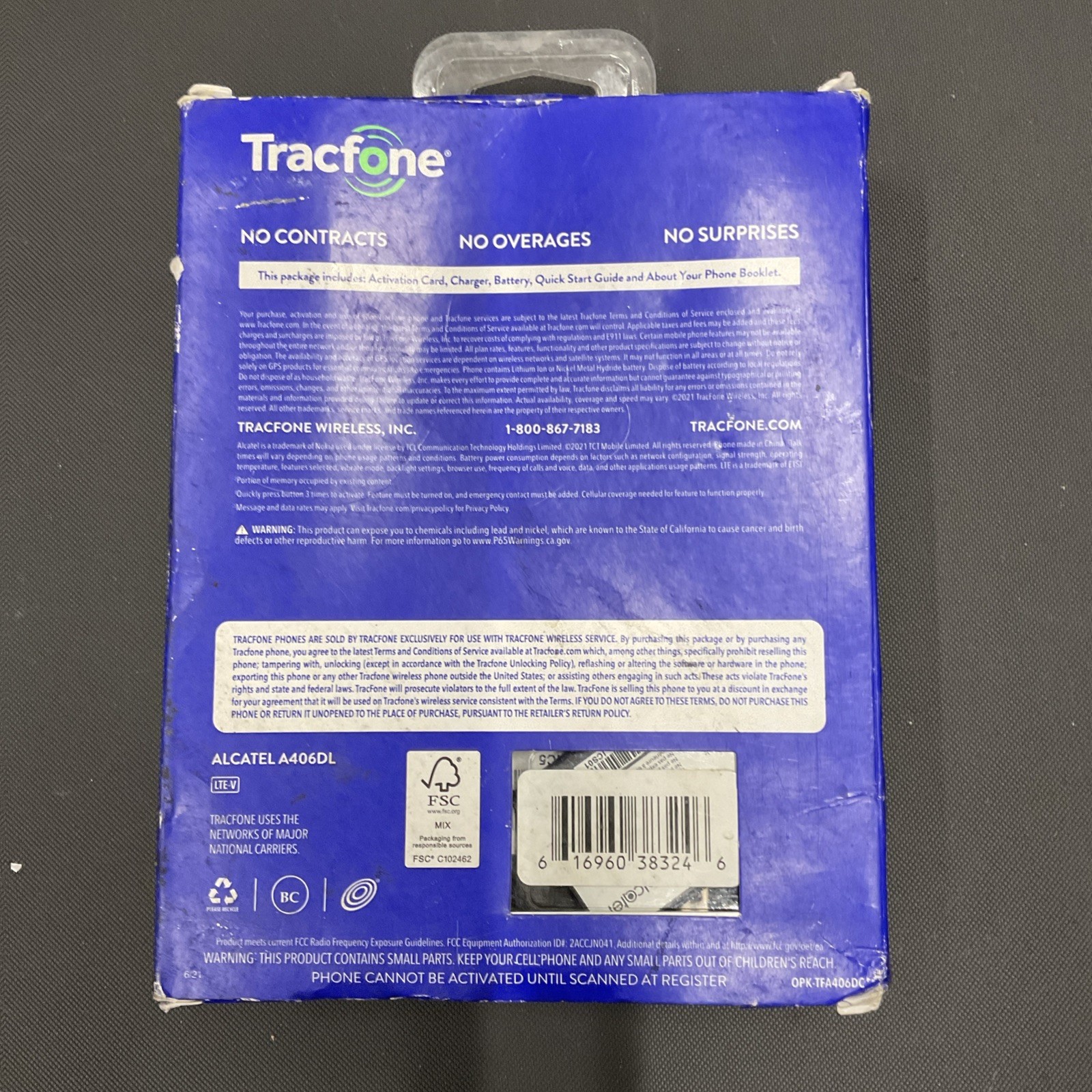 ⚡️Tracfone Alcatel MYFLIP 2 (A406DL) Prepaid Flip Phone 🆕No Sim Card Included⚠️