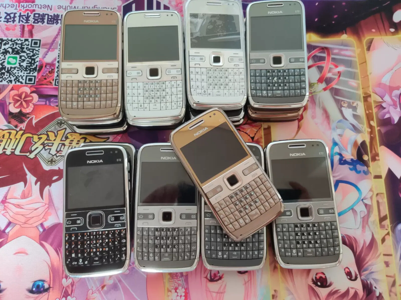 Original Unlocked Nokia E71 QWERTY Keypad Phone Mobile Phone Black Sliver Brown