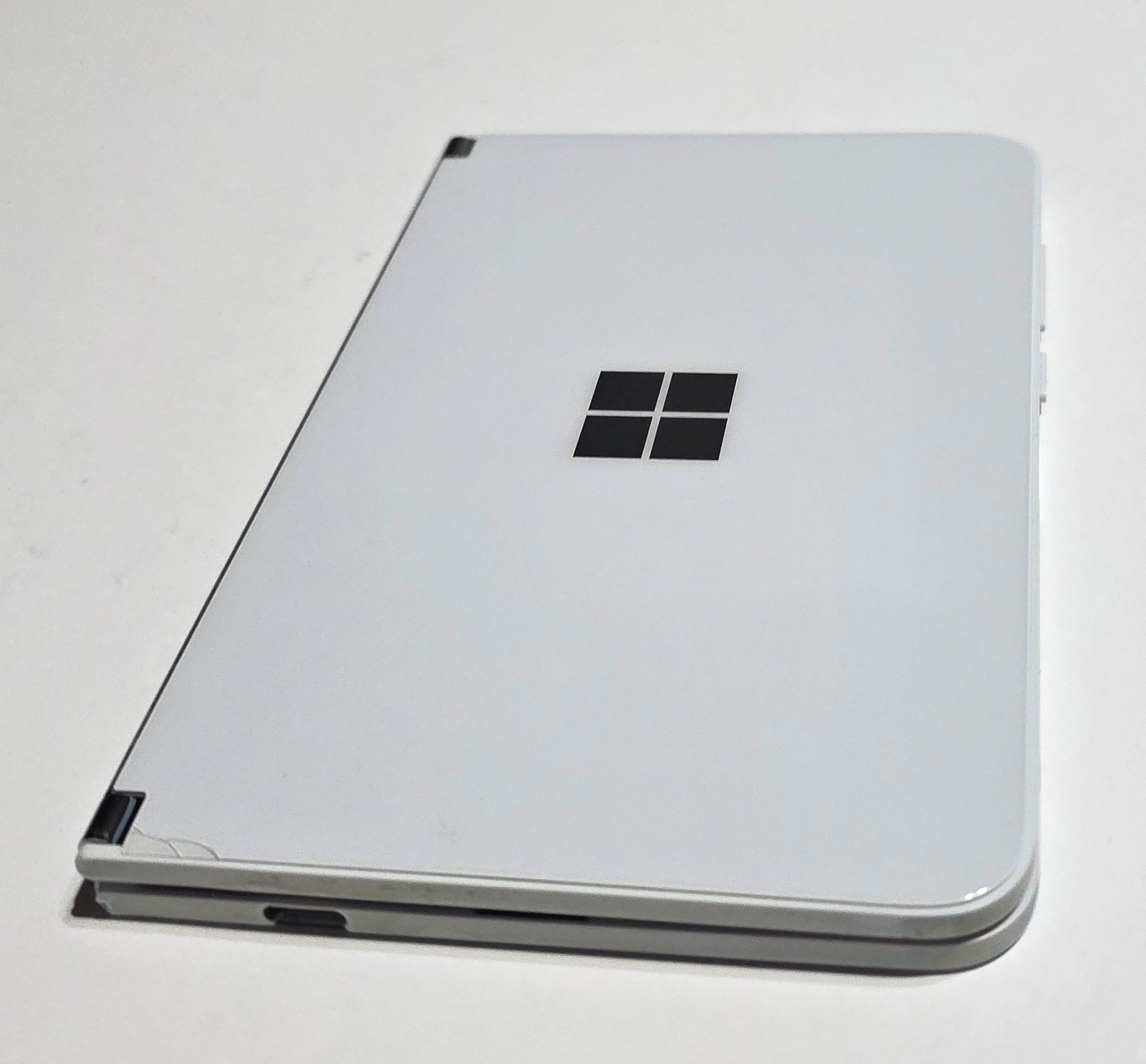 Original Glacier White Microsoft Surface Duo 256GB Unlocked Android Phone Only