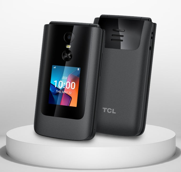 TCL Flip 4 5G / 4G LTE 32GB Basic Smart Flip Phone for “T-Mobile” Only (T440W)