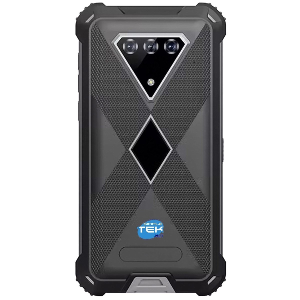 Rugged Ip68 Smartphone 10,000mah Battery 6gb 128gb NFC Wireless Charging_