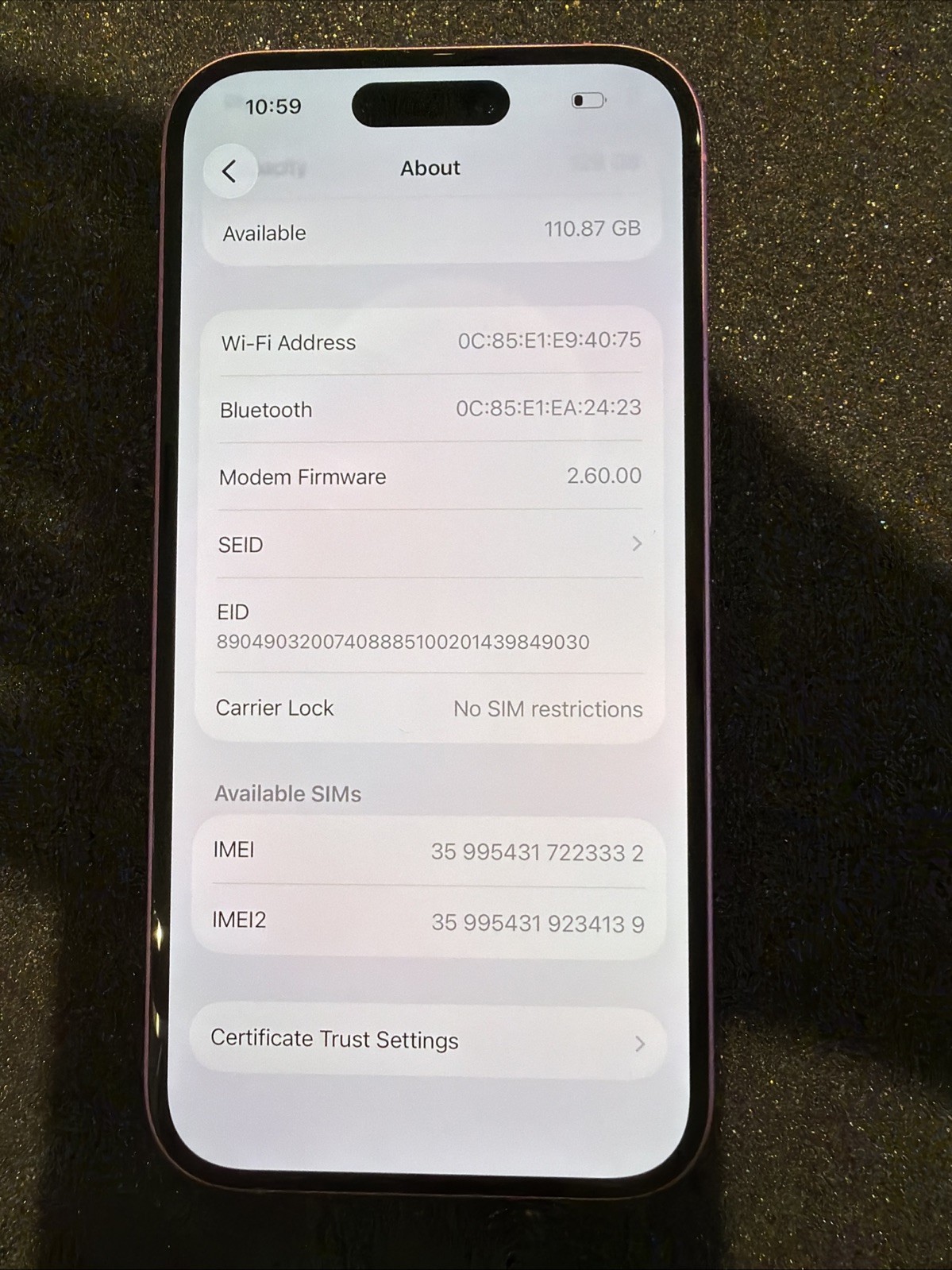 iPhone 16 128GB Pink Unlocked