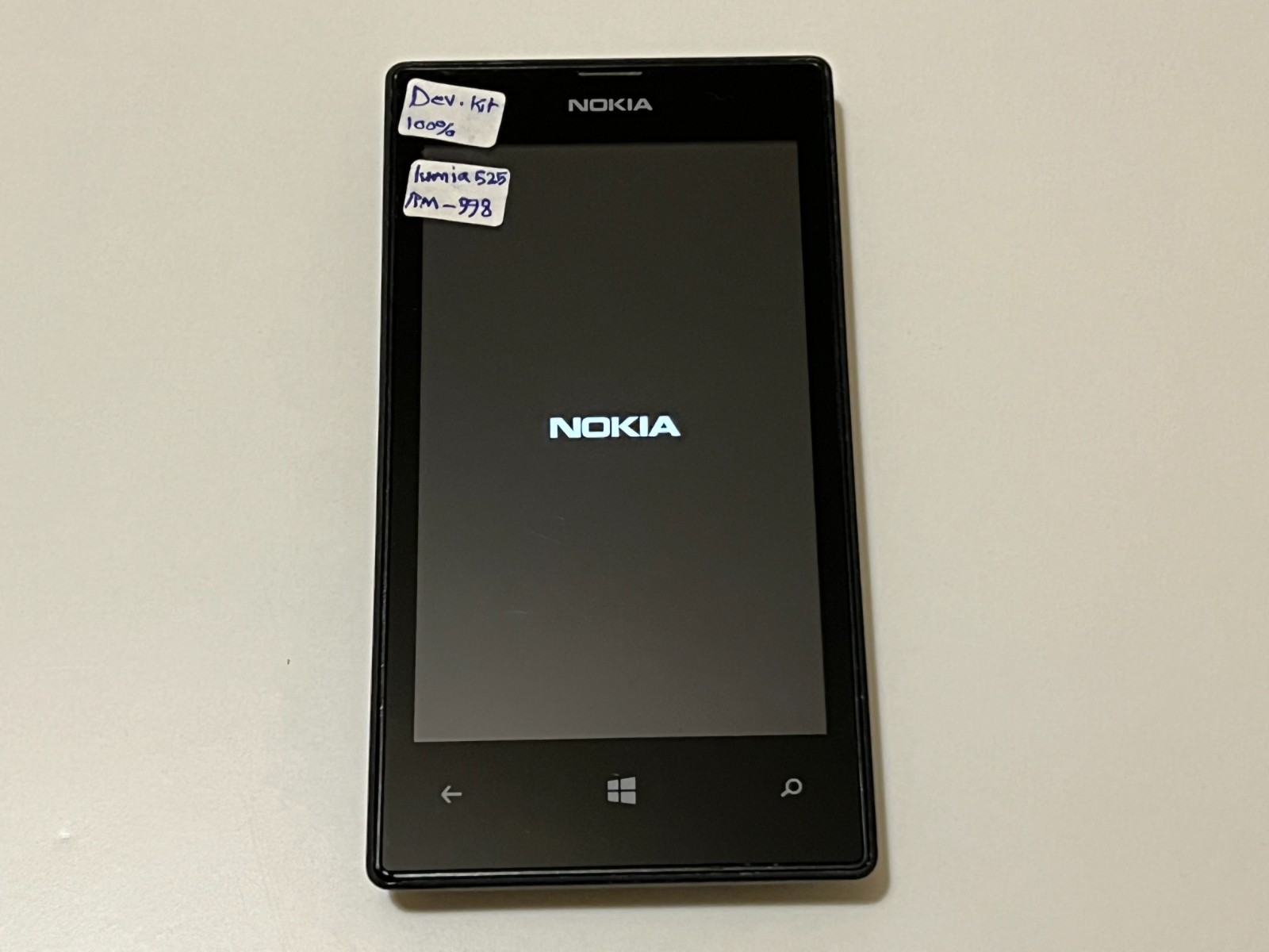 Nokia Lumia 525 Development device Unlocked Windows phone Rare