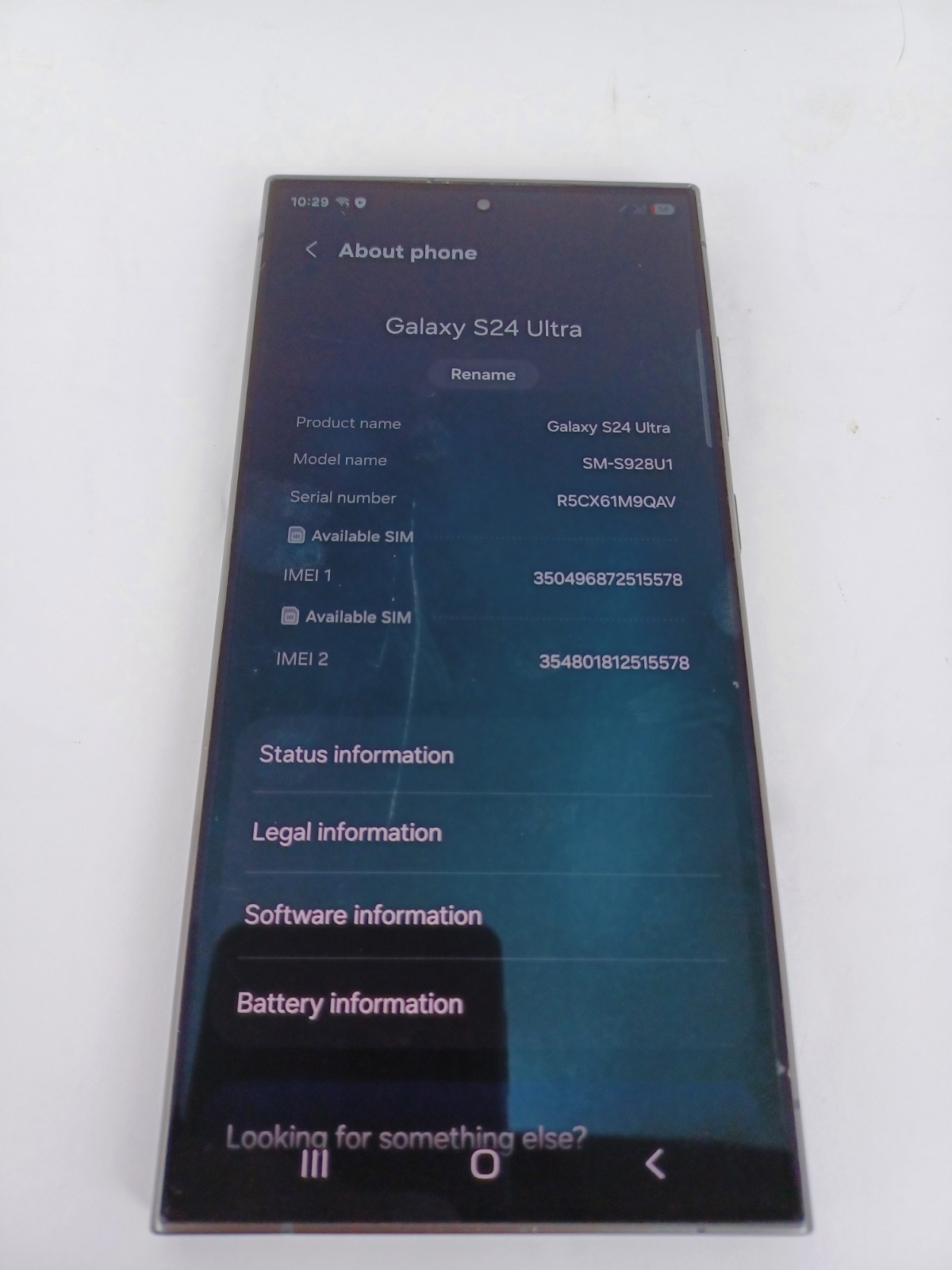 Samsung Galaxy S24 Ultra – 256GB – Gray (Unlocked) Excellent Condition – No Pen